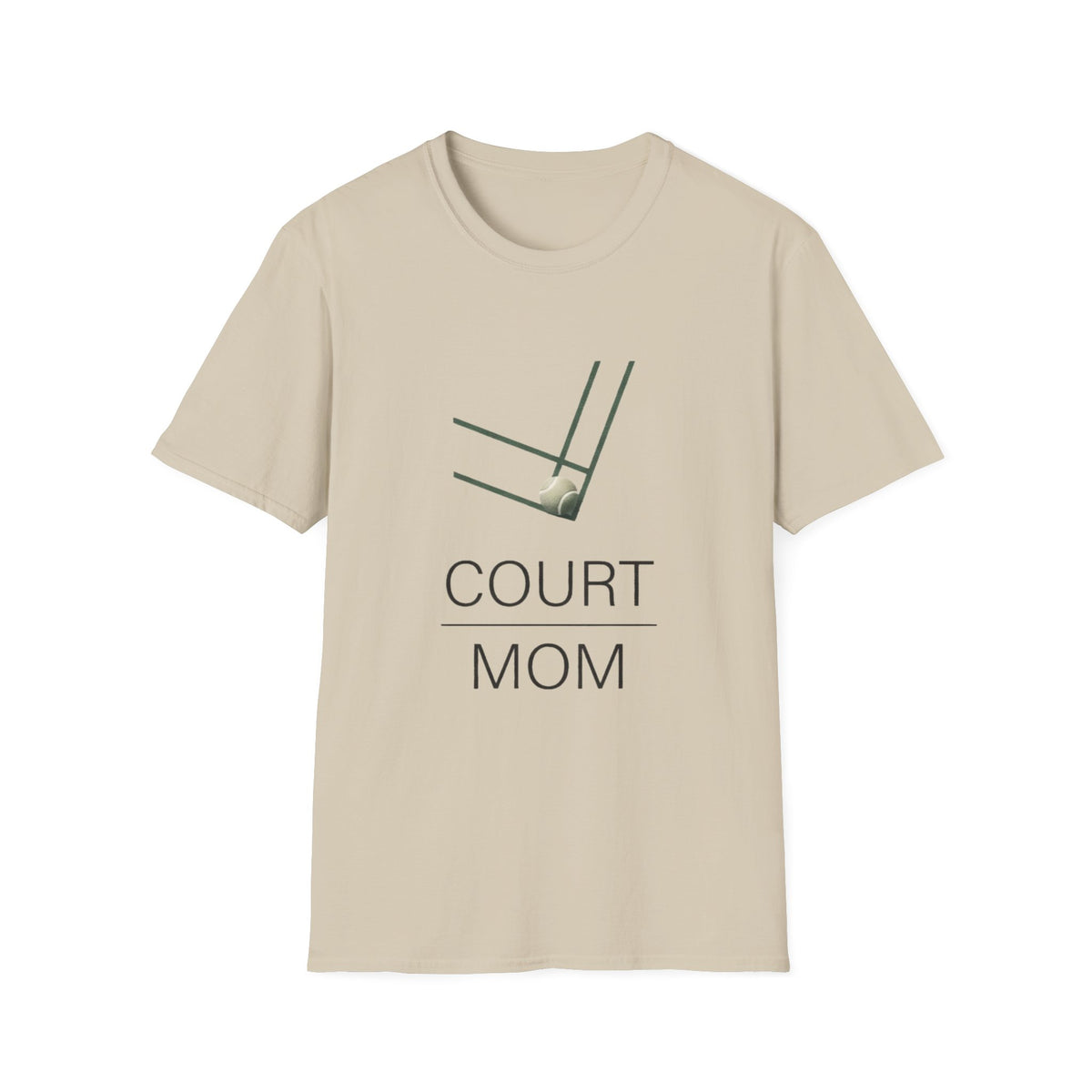 Court Mom T‑Shirt – tennis Mom Tee
