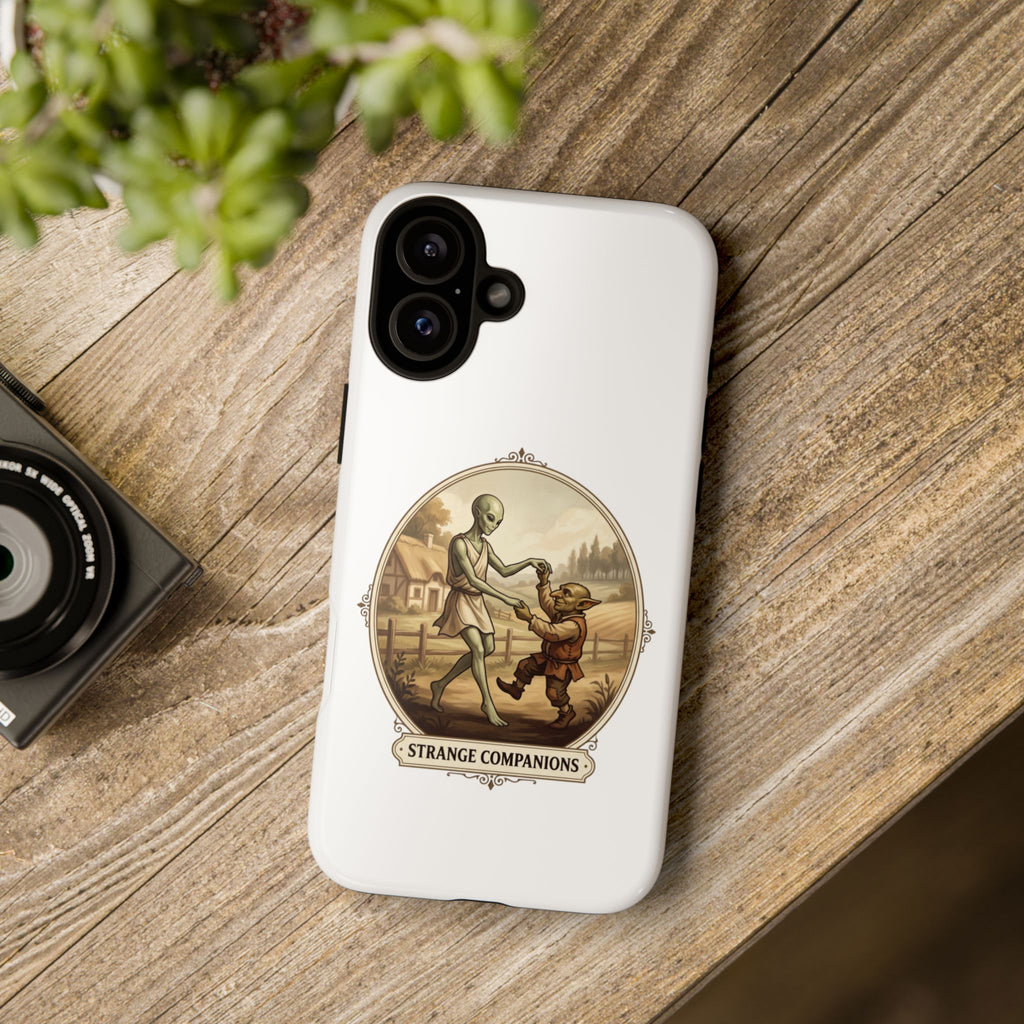 Phone Case — Vintage 'Strange Companions' Alien & Child Illustration