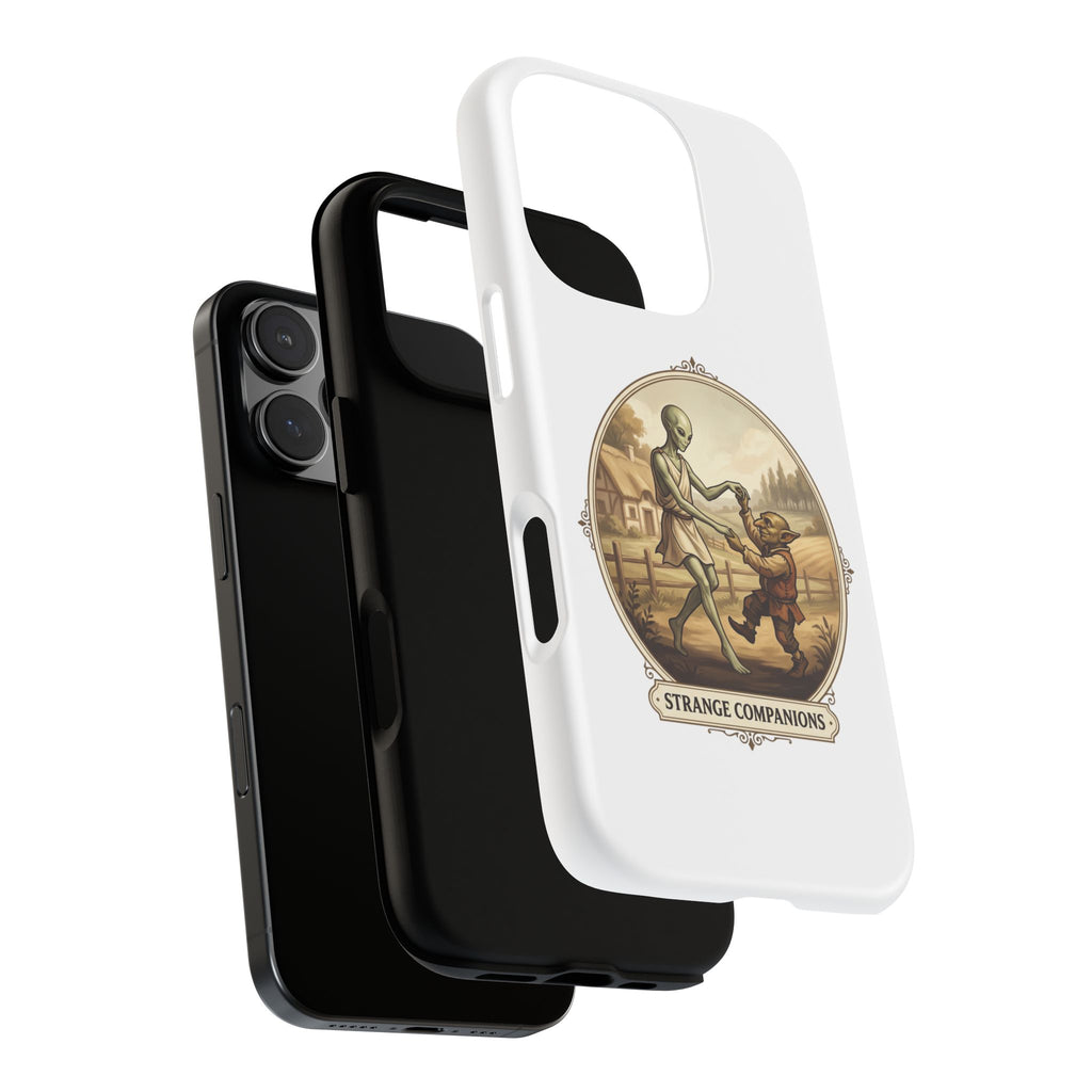 Phone Case — Vintage 'Strange Companions' Alien & Child Illustration