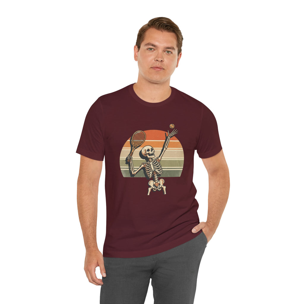 Skeleton Tennis Vintage Sunset Tee