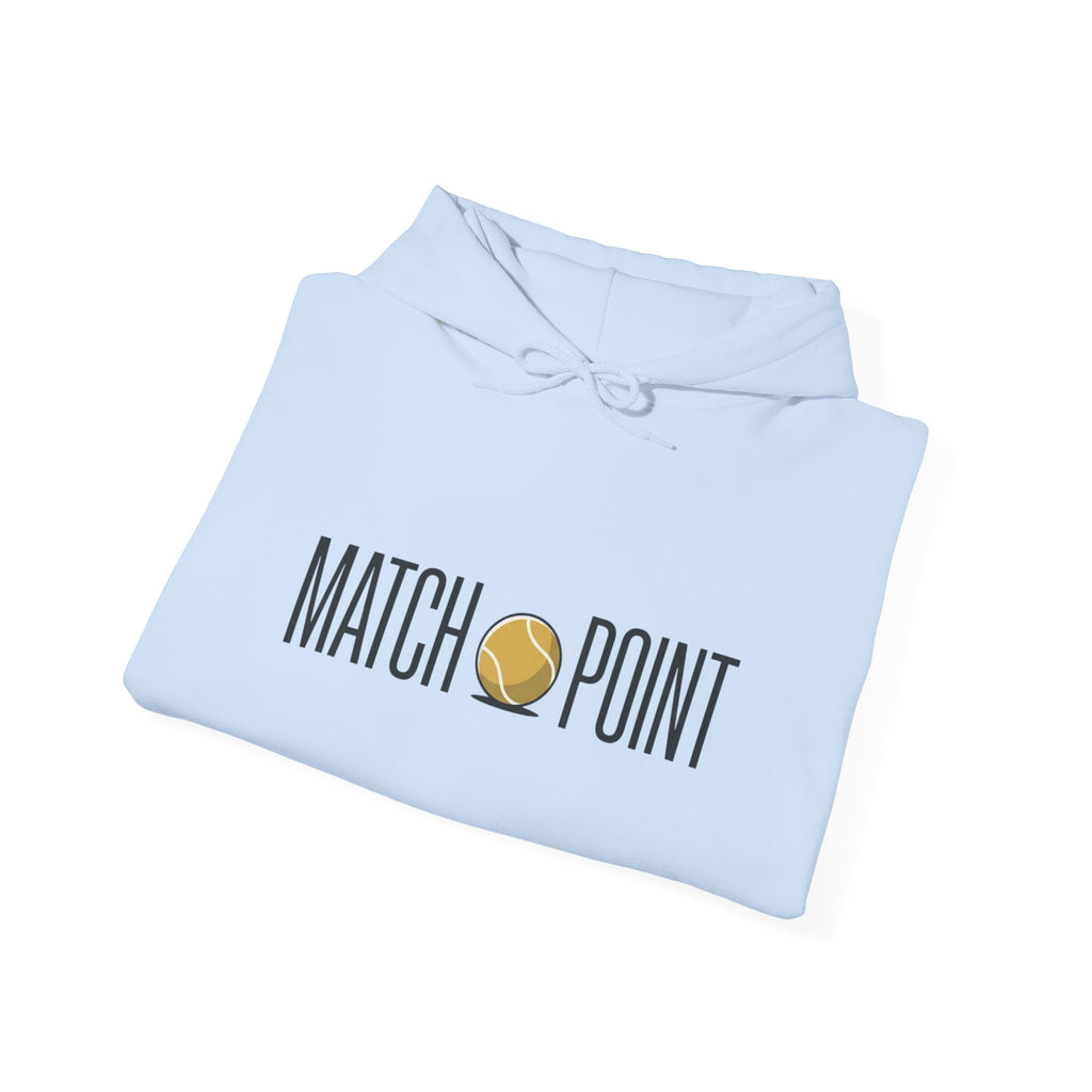 Match Point Tennis Hoodie — 'MATCH POINT' Graphic Pullover
