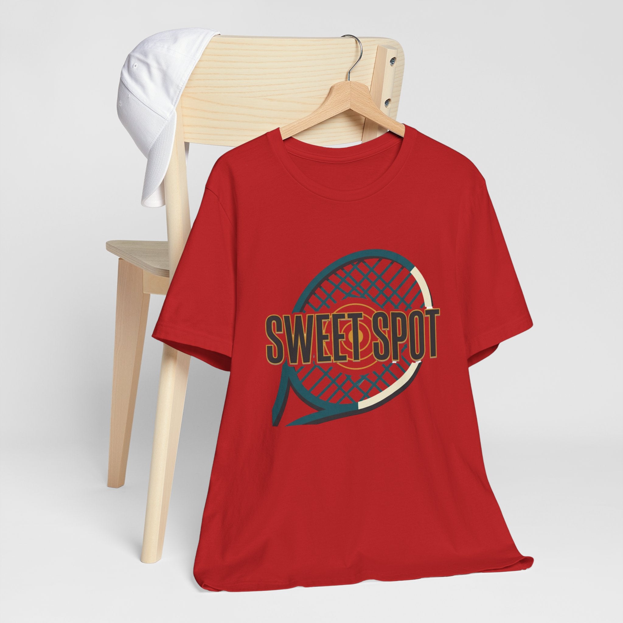 Tennis Tee – “Sweet Spot” Racket Graphic Shirt