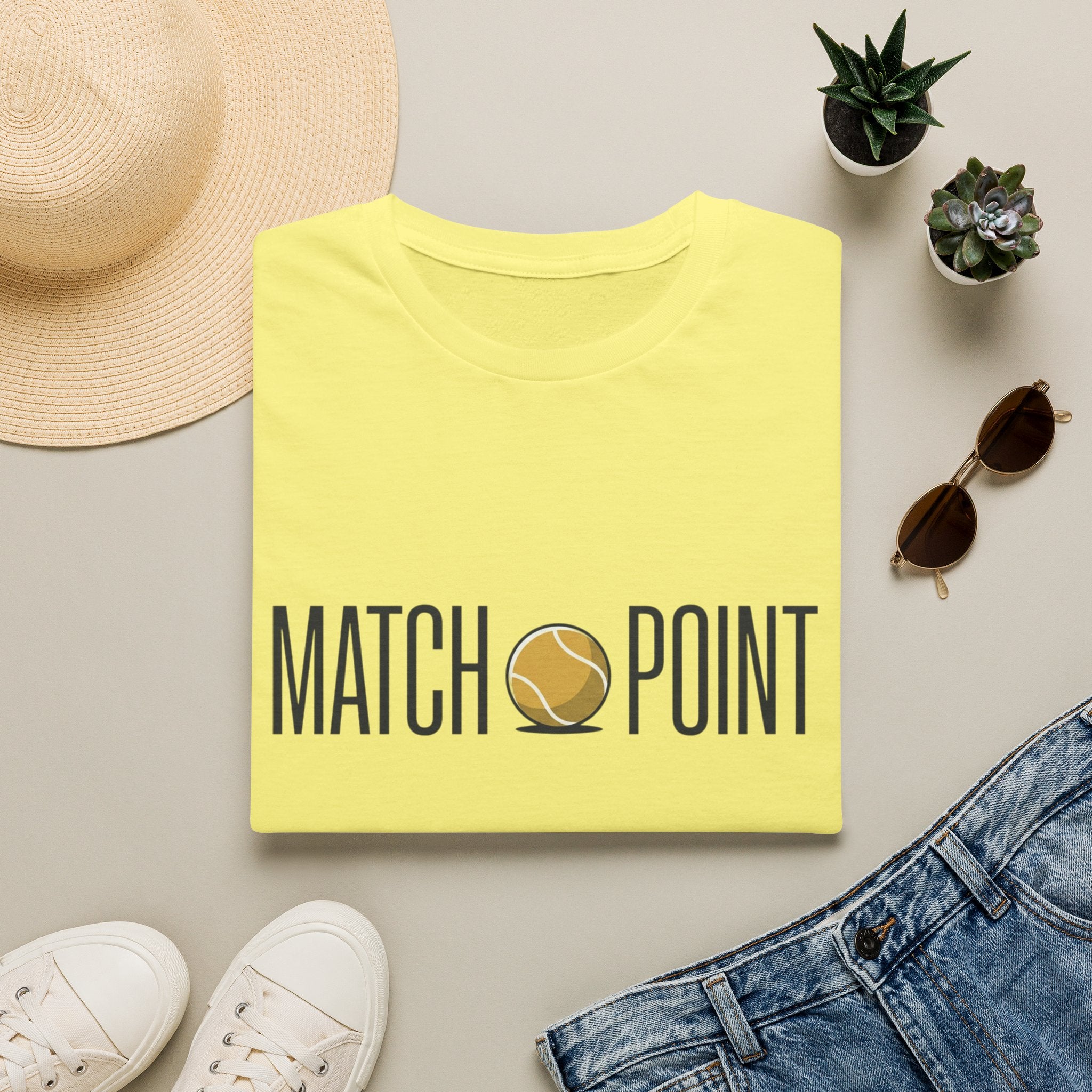 T-Shirt — Match Point Tennis Graphic Tee