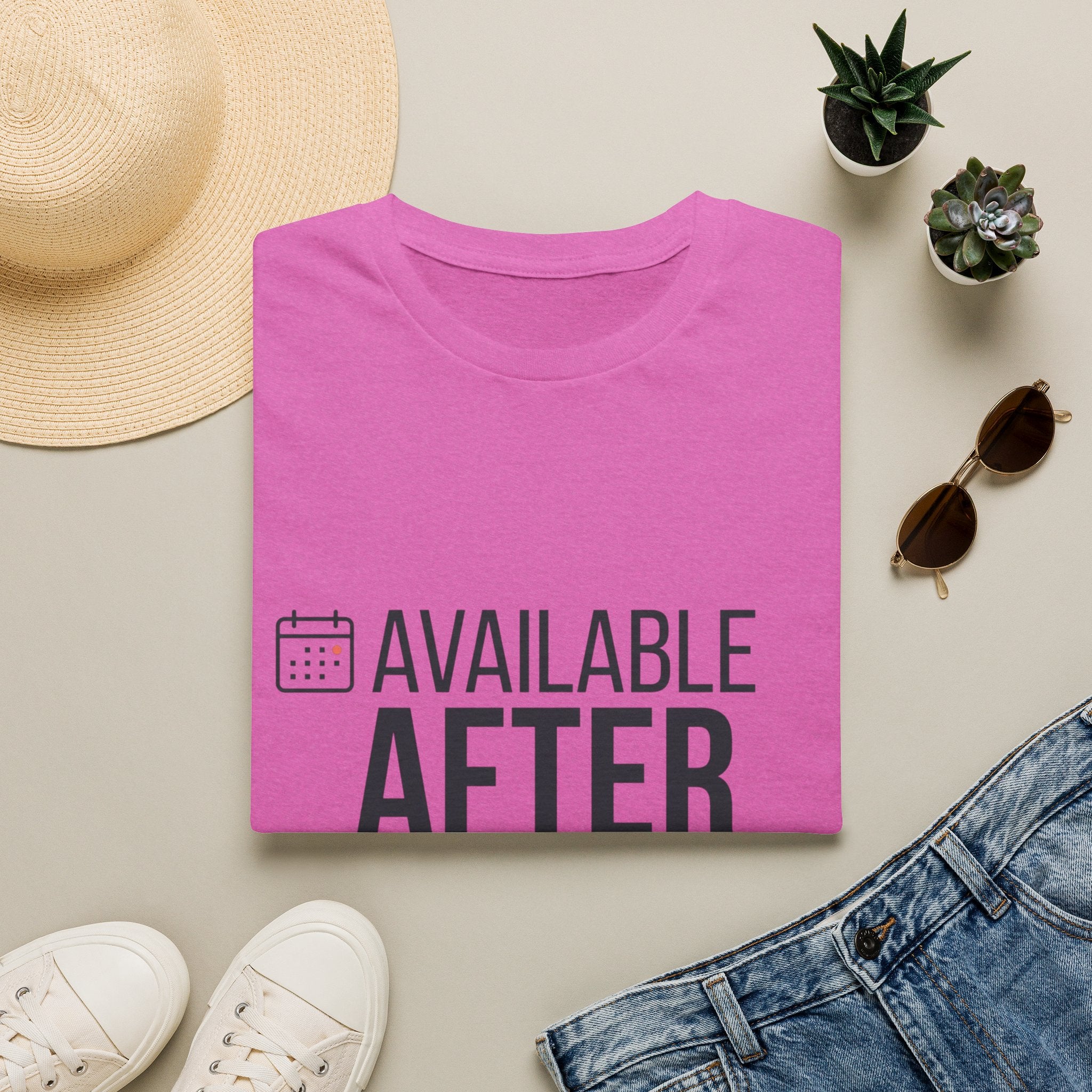Available After T-Shirt — Funny Post-Match Sports Tee