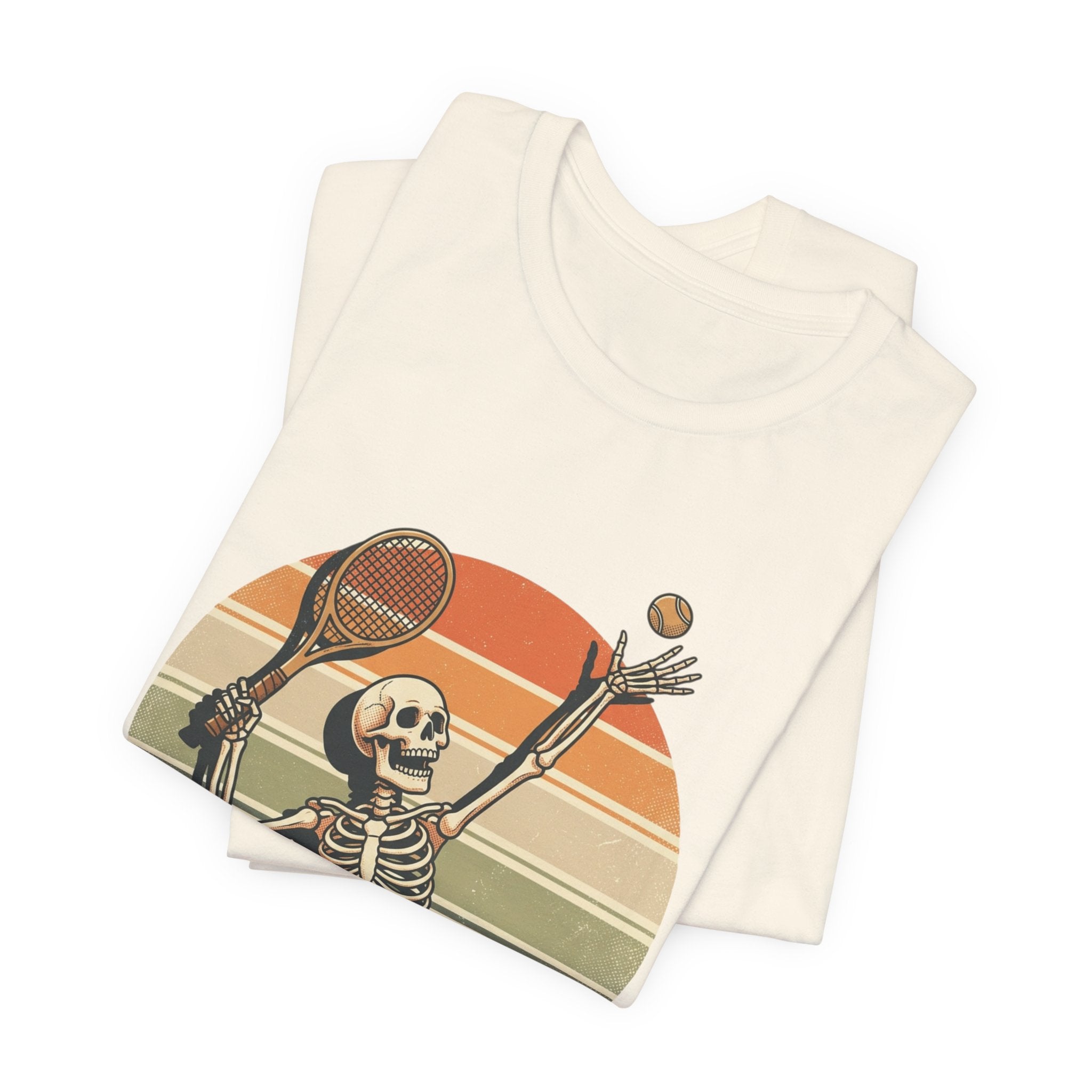 Skeleton Tennis Vintage Sunset Tee