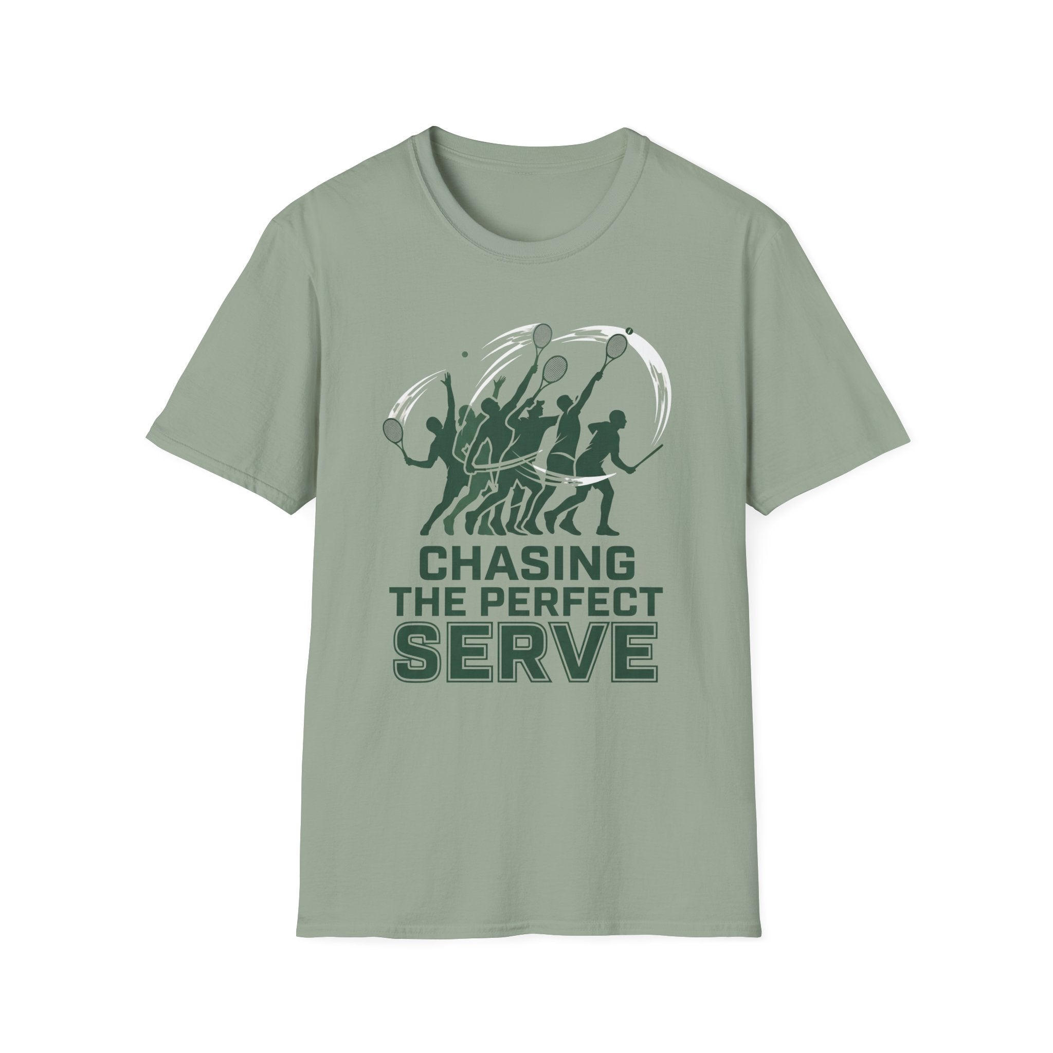 T-Shirt — Chasing the Perfect Serve Tennis Graphic Tee