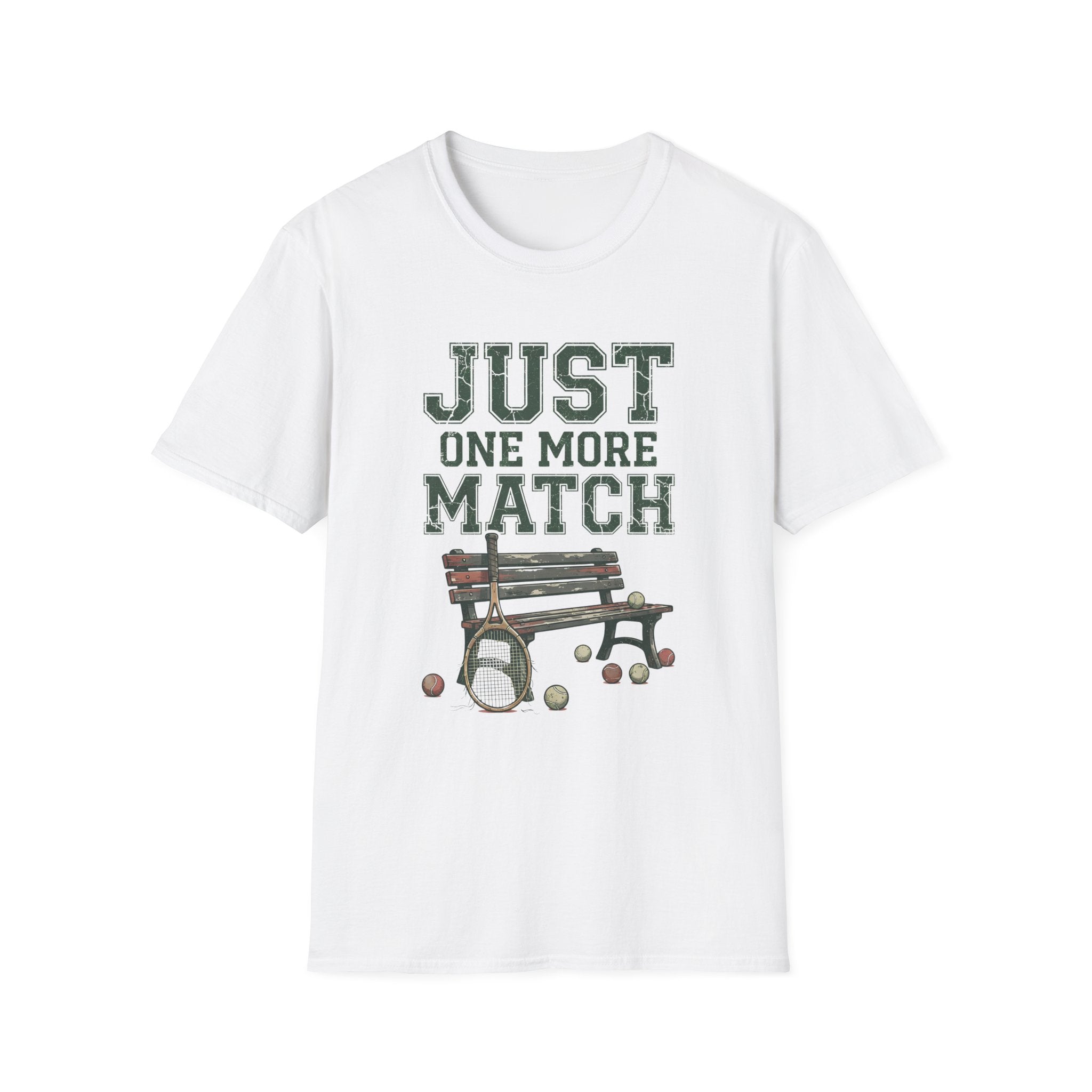 T-Shirt — “Just One More Match” Lawn Bowling / Bocce Casual Tee