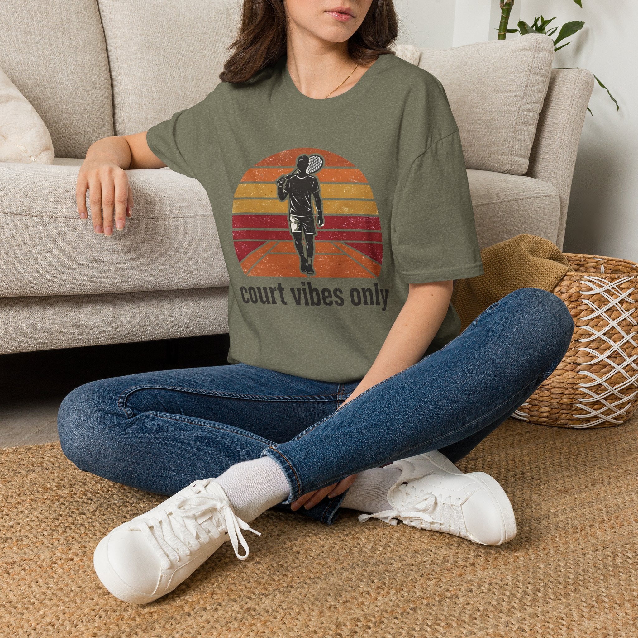 court vibes only Tennis T-shirt