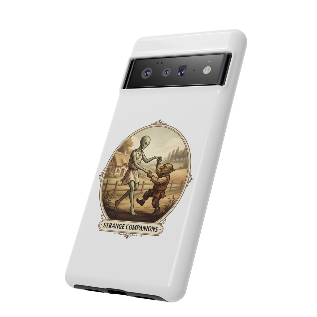 Phone Case — Vintage 'Strange Companions' Alien & Child Illustration