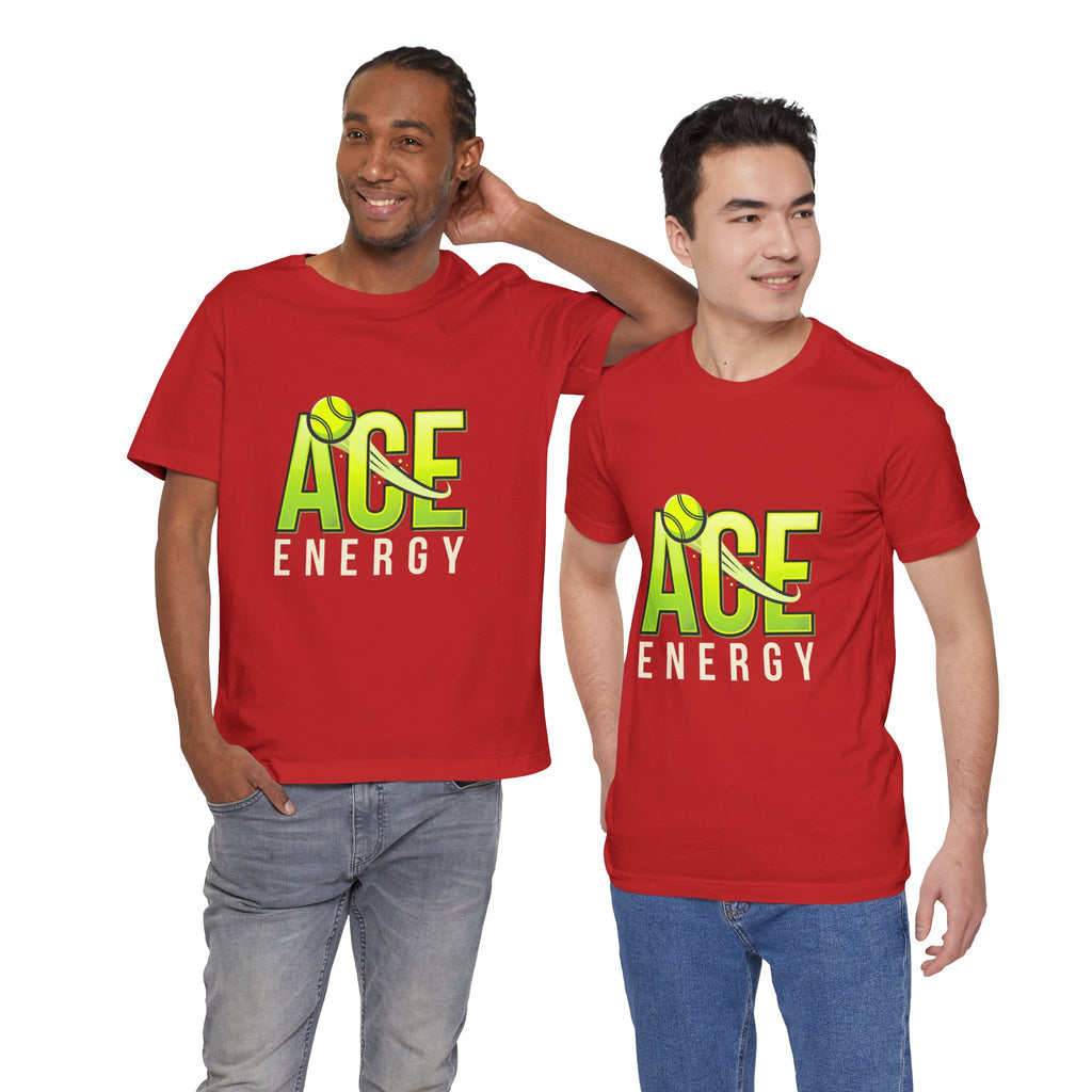 T-Shirt — "Ace Energy" Tennis Graphic Tee