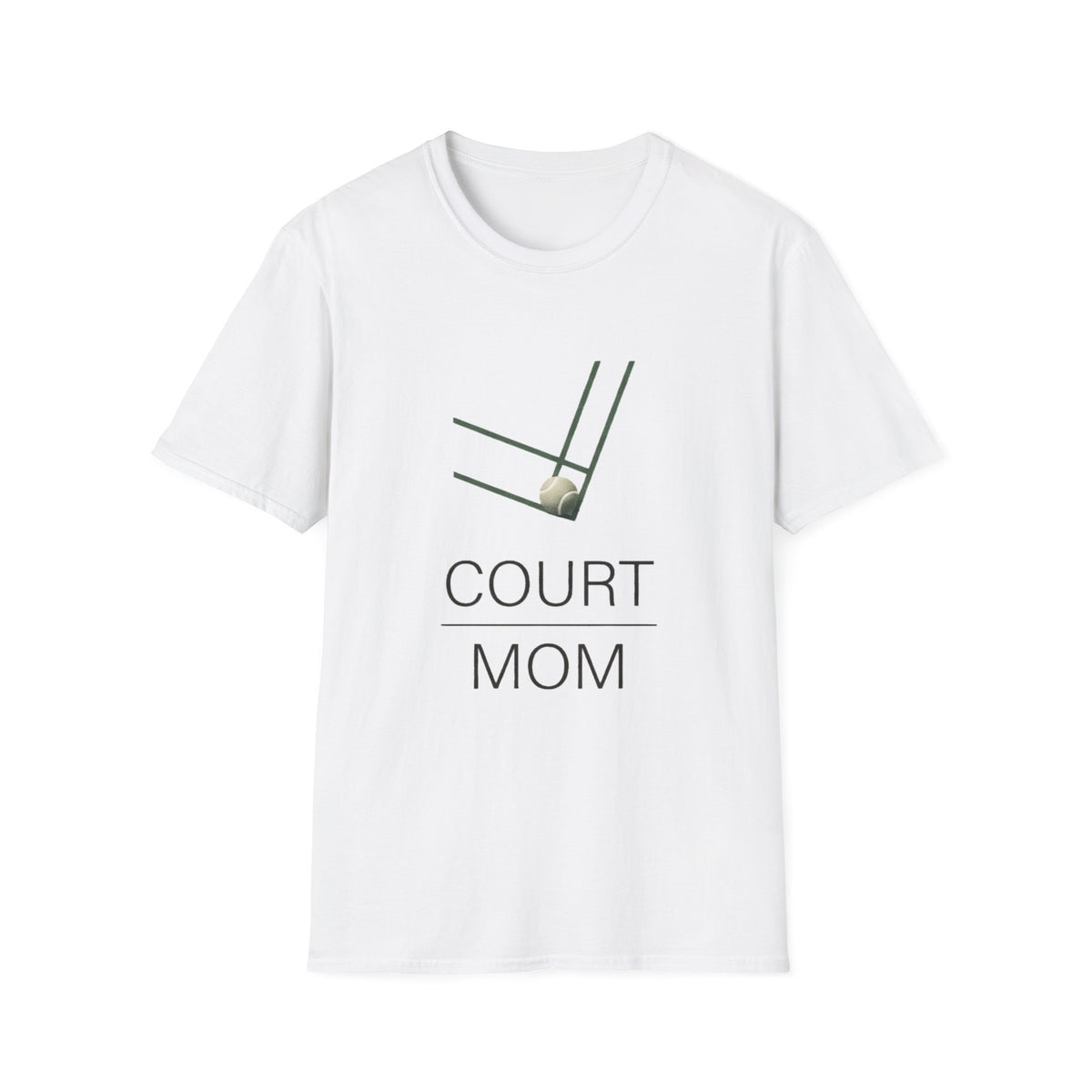 Court Mom T‑Shirt – tennis Mom Tee