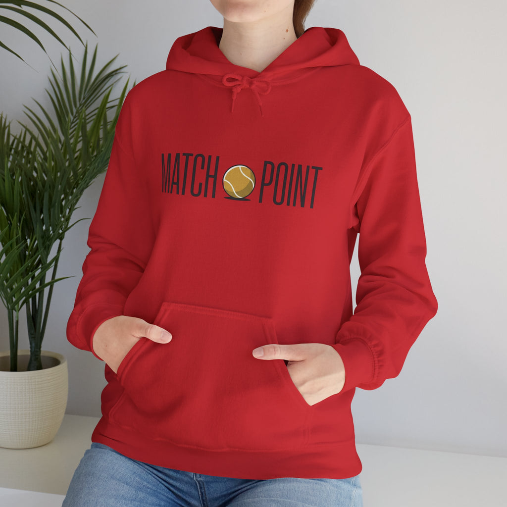 Match Point Tennis Hoodie — 'MATCH POINT' Graphic Pullover