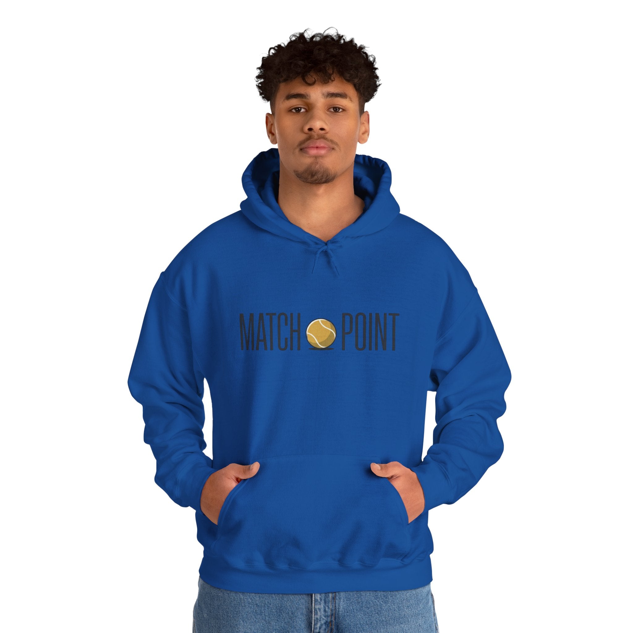 Match Point Tennis Hoodie — 'MATCH POINT' Graphic Pullover