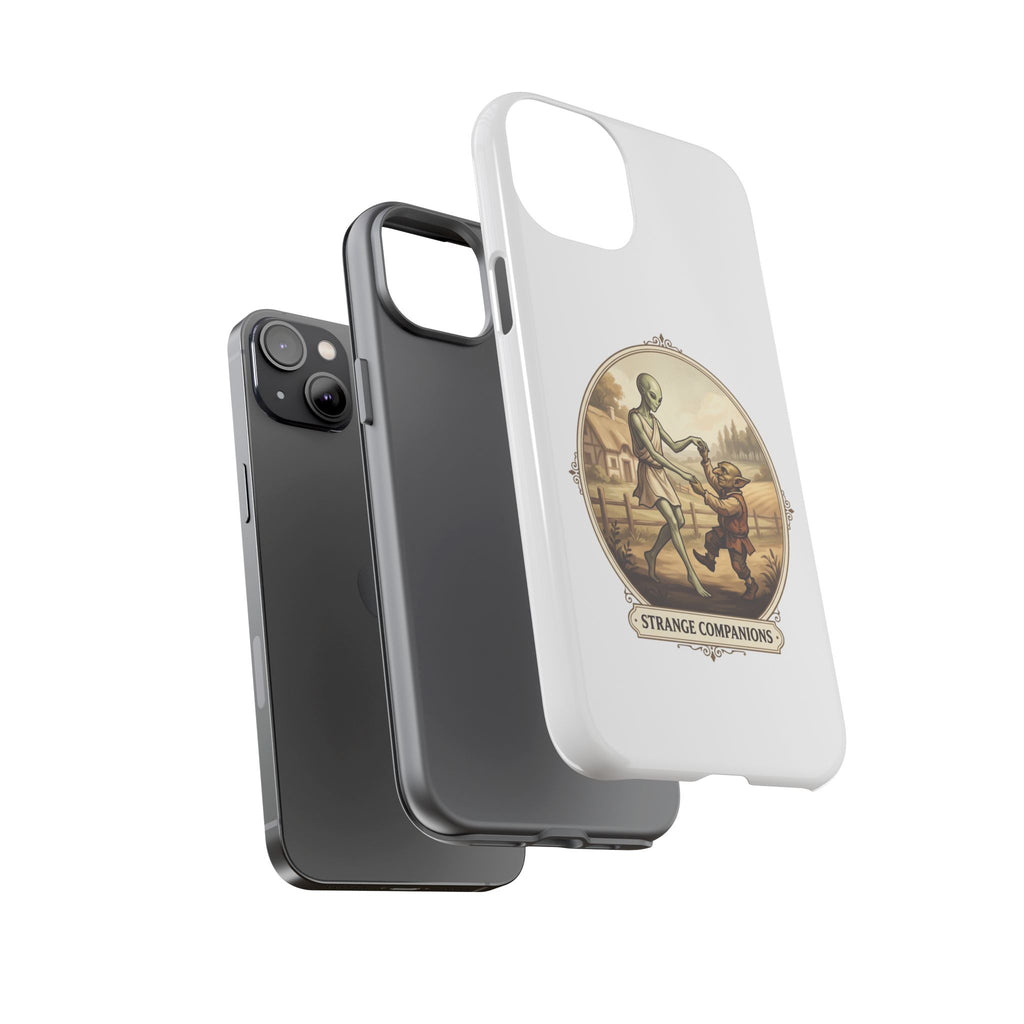Phone Case — Vintage 'Strange Companions' Alien & Child Illustration