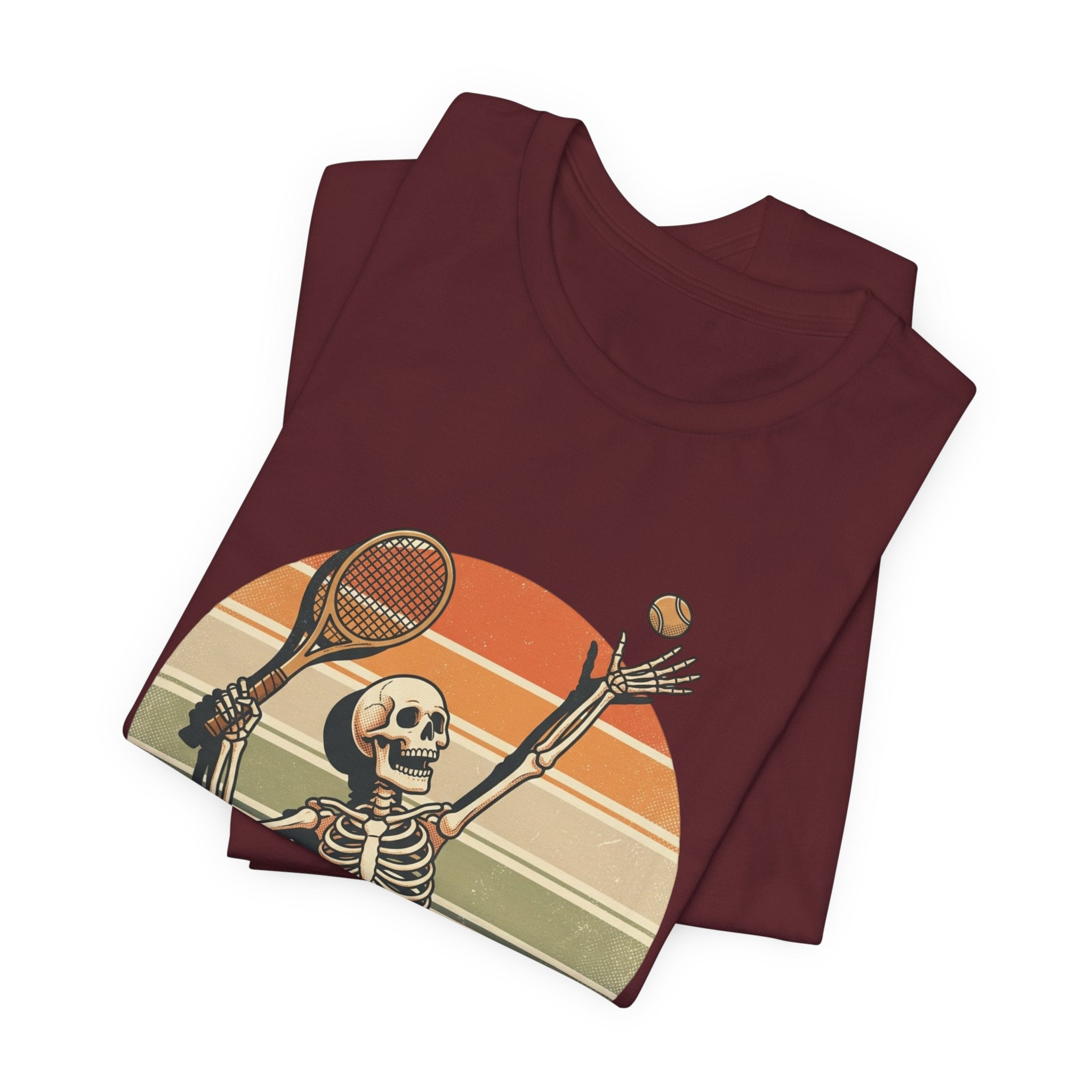 Skeleton Tennis Vintage Sunset Tee