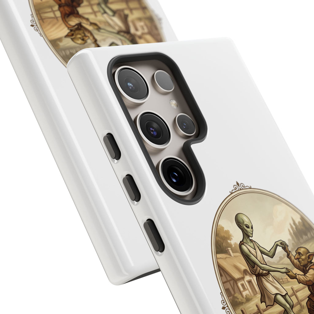 Phone Case — Vintage 'Strange Companions' Alien & Child Illustration