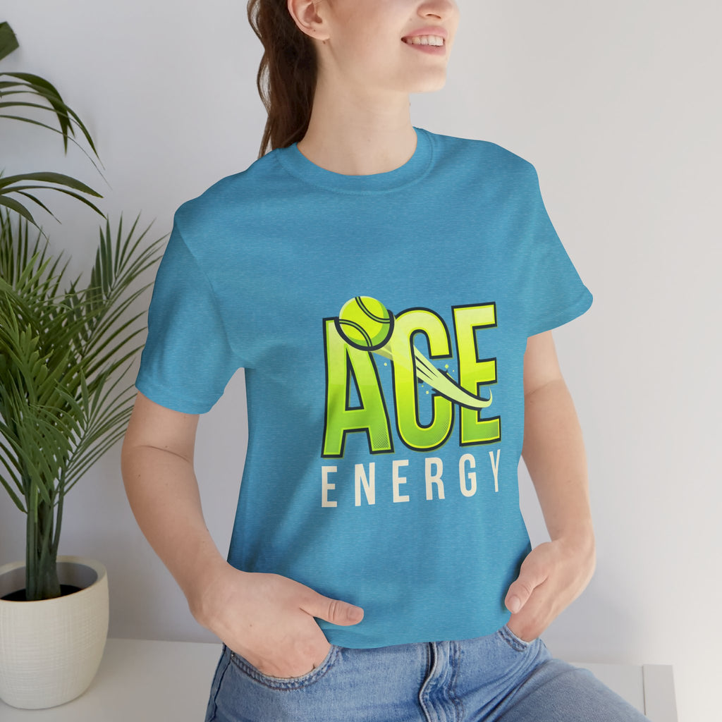 T-Shirt — "Ace Energy" Tennis Graphic Tee