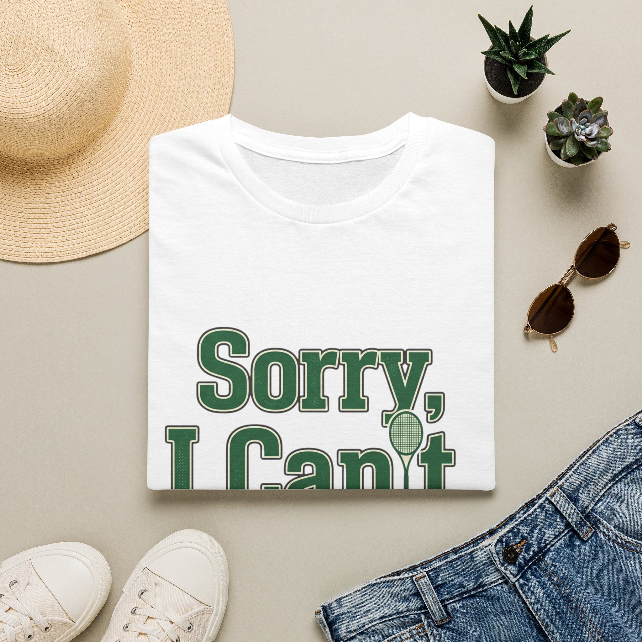 Sorry, I Can't. I Have Tennis t-shirt