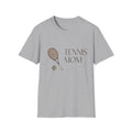 Tennis Mom T-Shirt — Minimal Racket & Ball Graphic