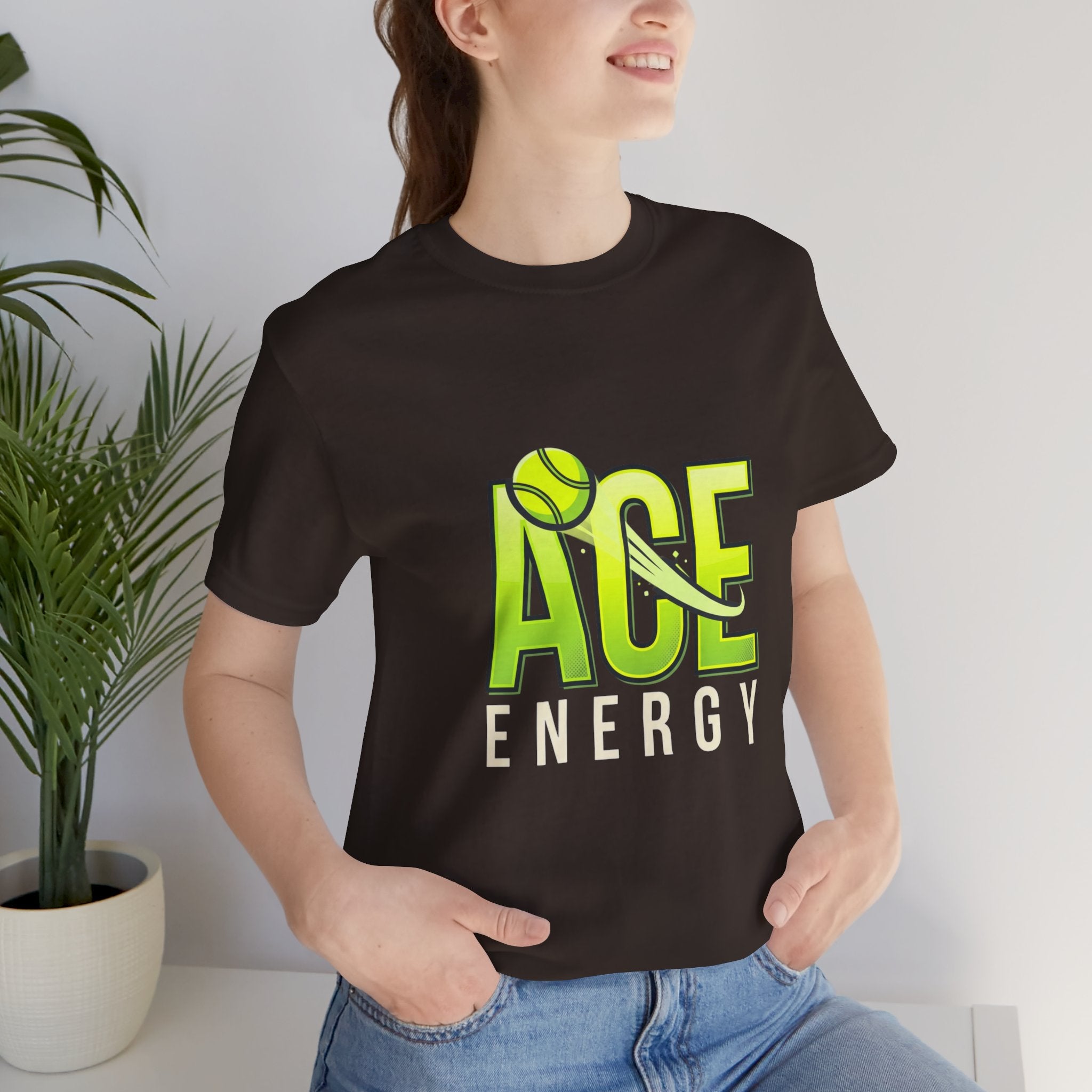 T-Shirt — "Ace Energy" Tennis Graphic Tee