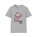 Game On Racquet T-Shirt — Minimalist Tennis Graphic Tee