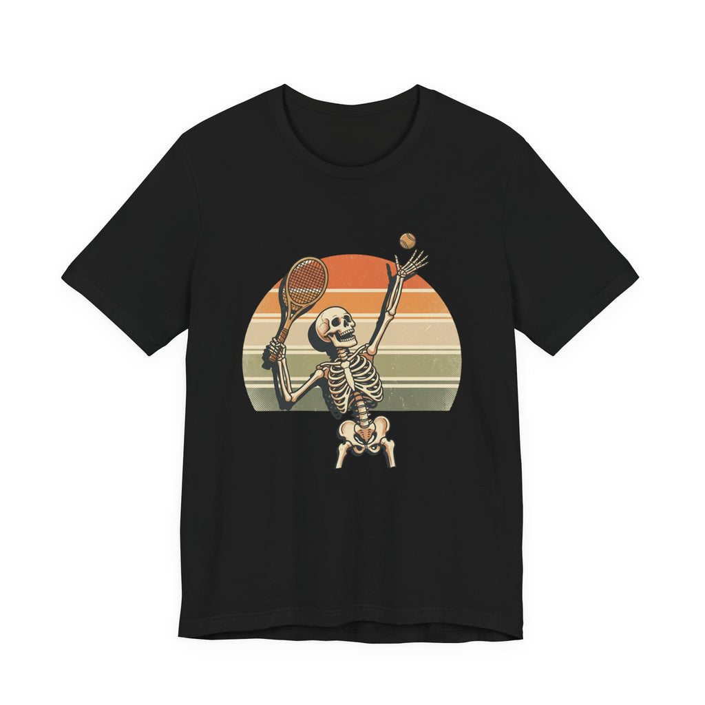 Skeleton Tennis Vintage Sunset Tee