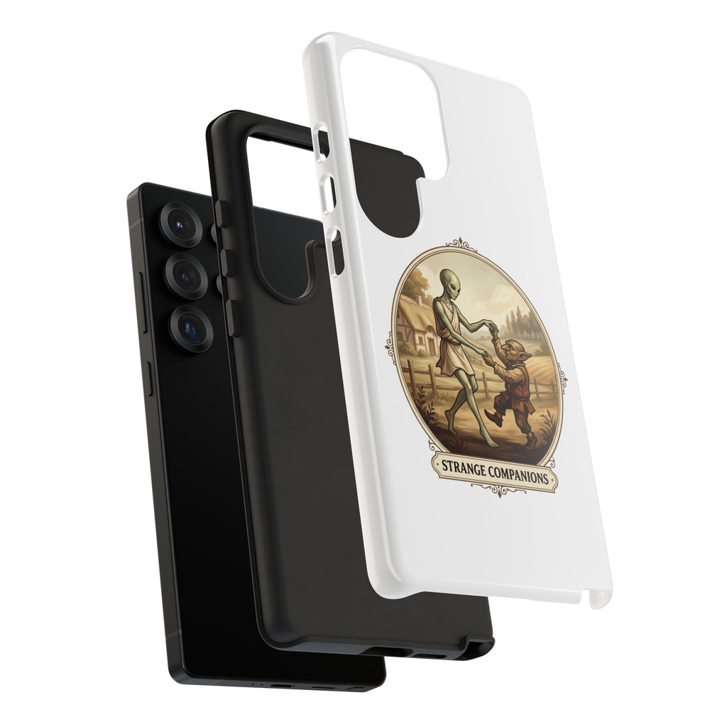 Phone Case — Vintage 'Strange Companions' Alien & Child Illustration