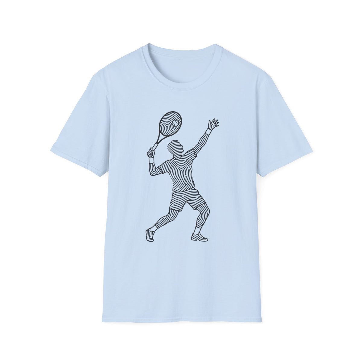 Tennis Player Sketch T-Shirt