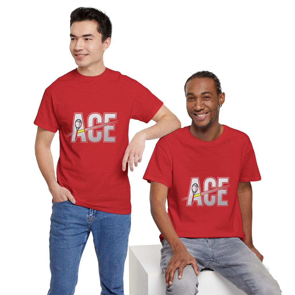 Ace Graphic Tee — Minimal Tennis 'ACE' Design