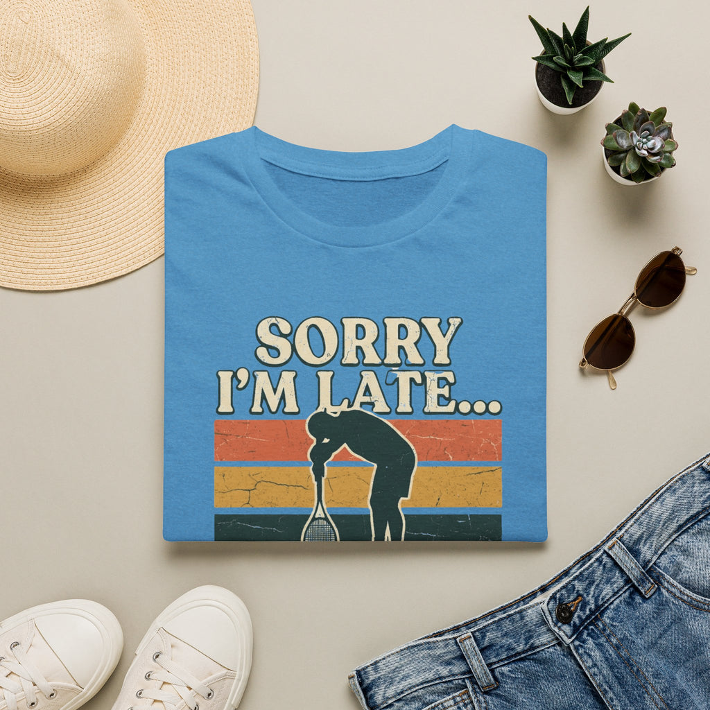 Sorry I’m Late T-Shirt — Funny Runner 'I Went to Deuce' Vintage Graphic Tee