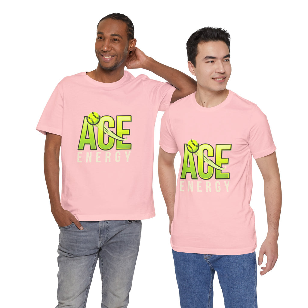 T-Shirt — "Ace Energy" Tennis Graphic Tee