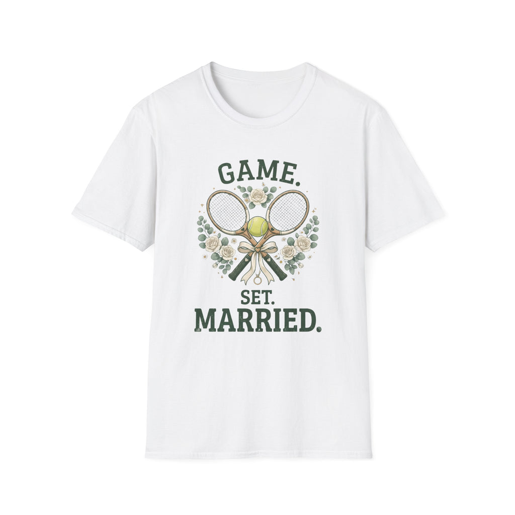 T-Shirt — "Game. Set. Married."