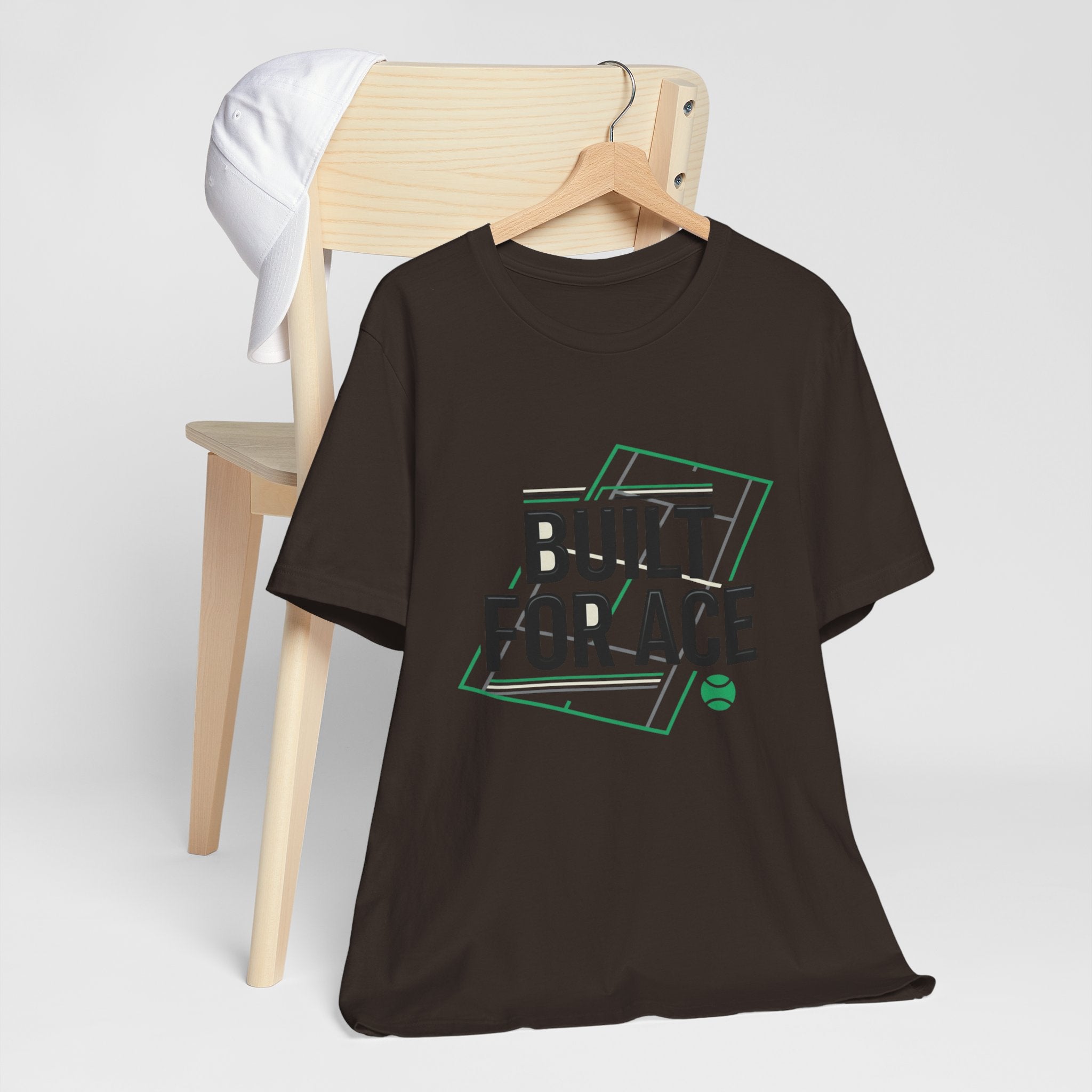 Built For Ace Tennis T‑Shirt – Retro Court Graphic Tee