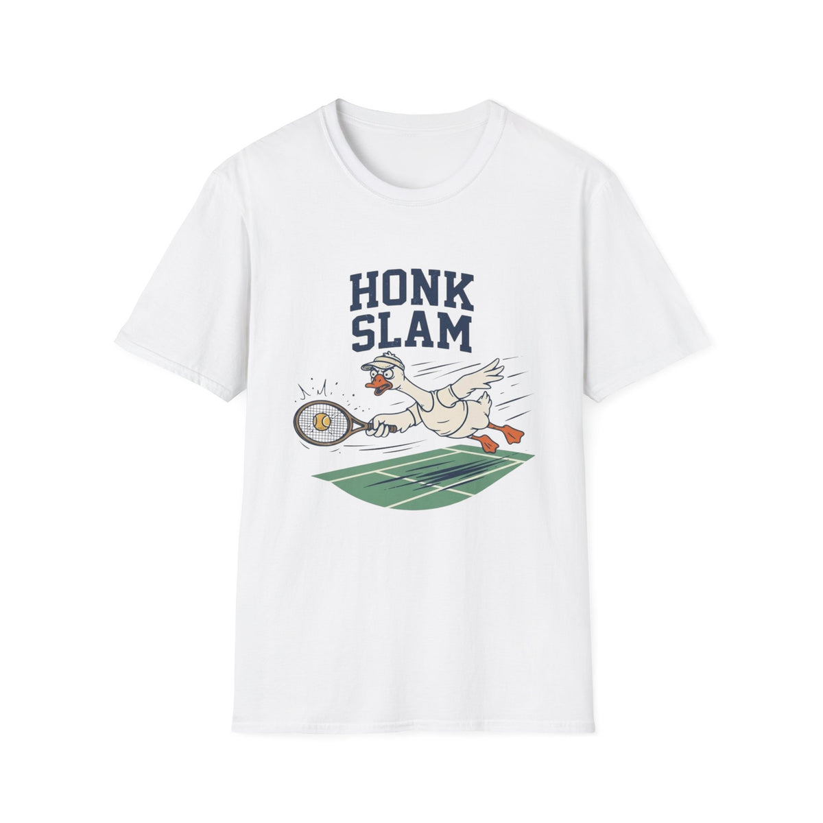 T-Shirt — "Honk Slam" Goose Football Graphic Tee
