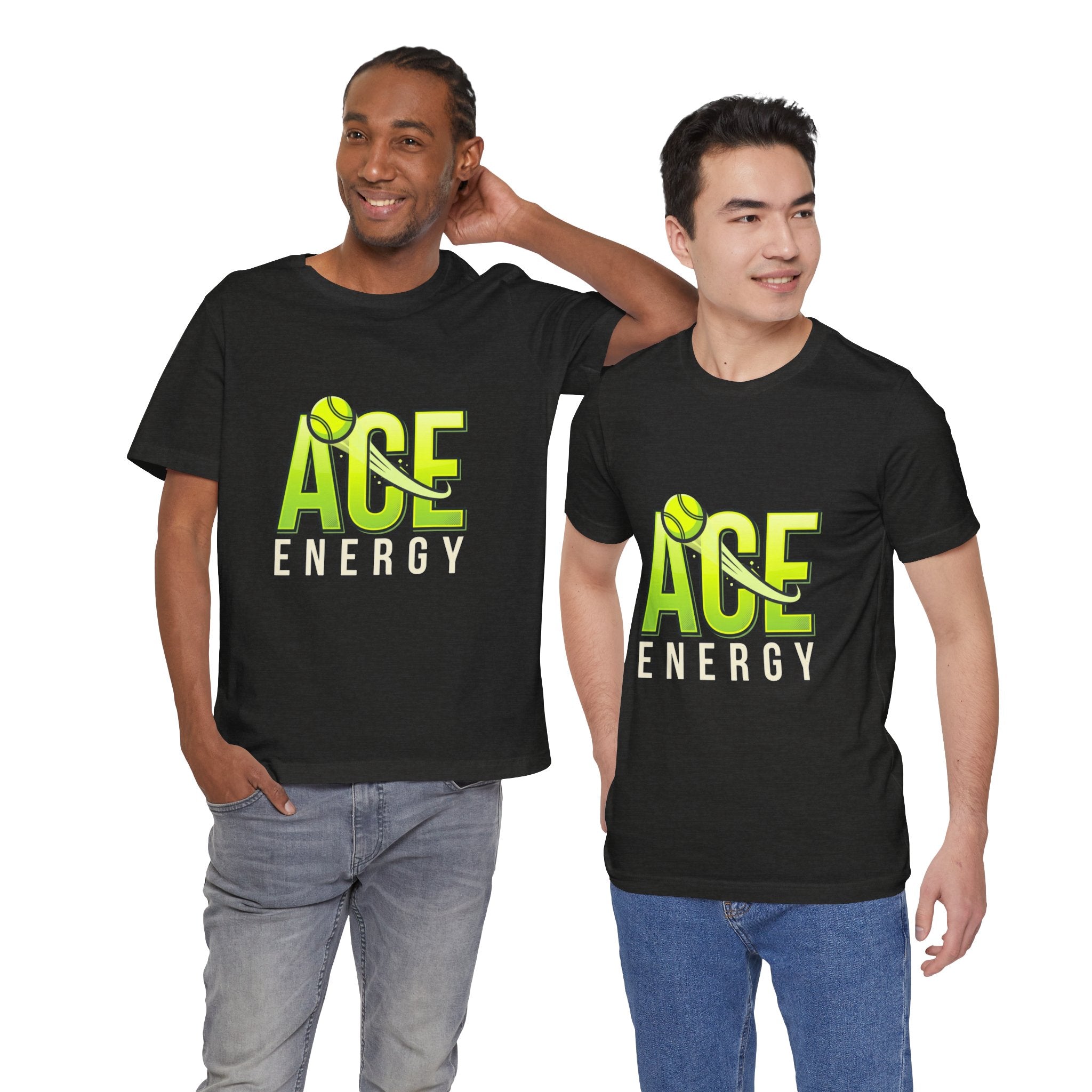 T-Shirt — "Ace Energy" Tennis Graphic Tee