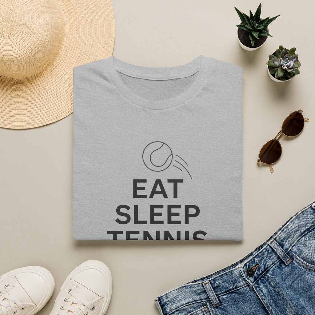 Eat Sleep Tennis Repeat T-Shirt — Tennis Player Graphic Tee