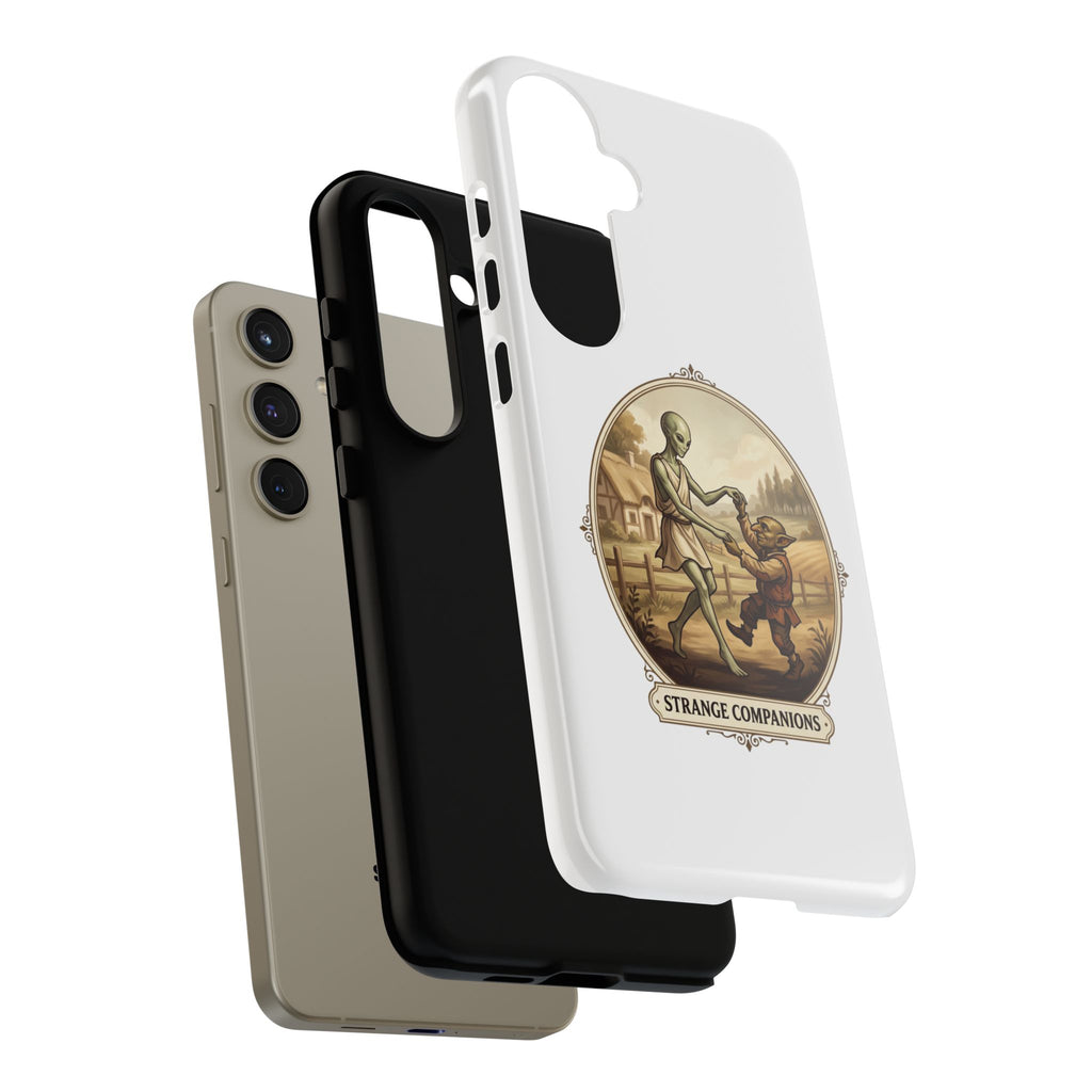Phone Case — Vintage 'Strange Companions' Alien & Child Illustration