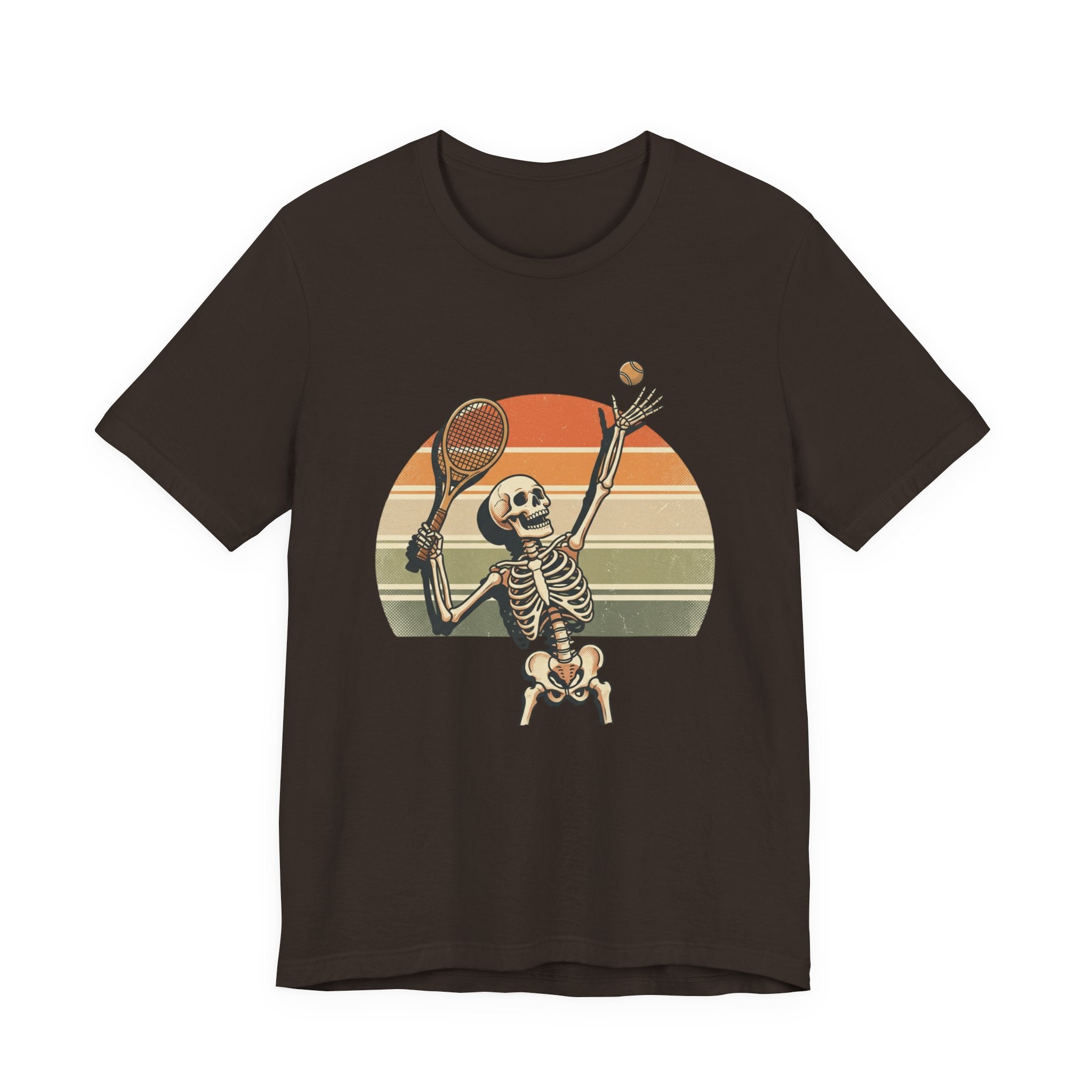 Skeleton Tennis Vintage Sunset Tee