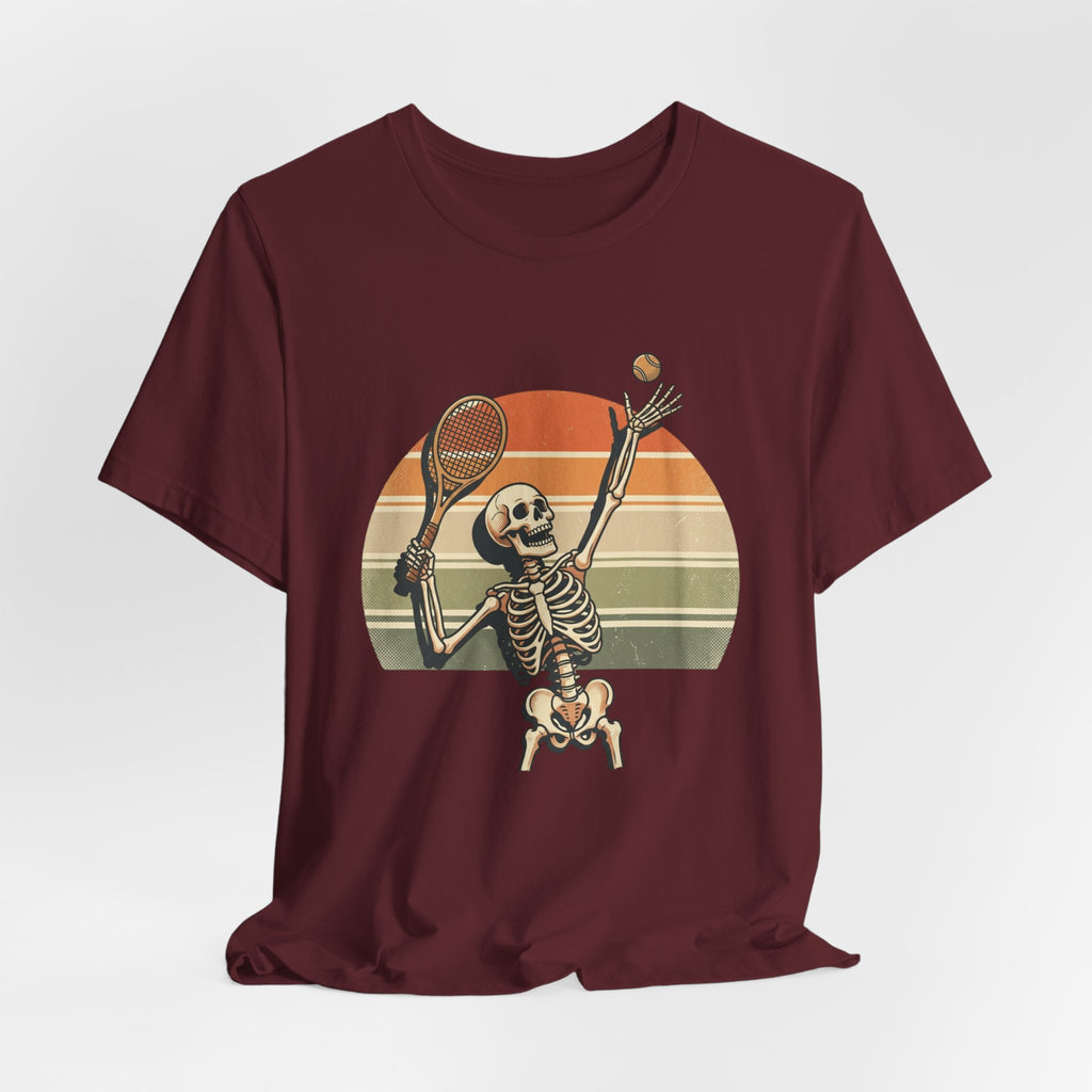 Skeleton Tennis Vintage Sunset Tee