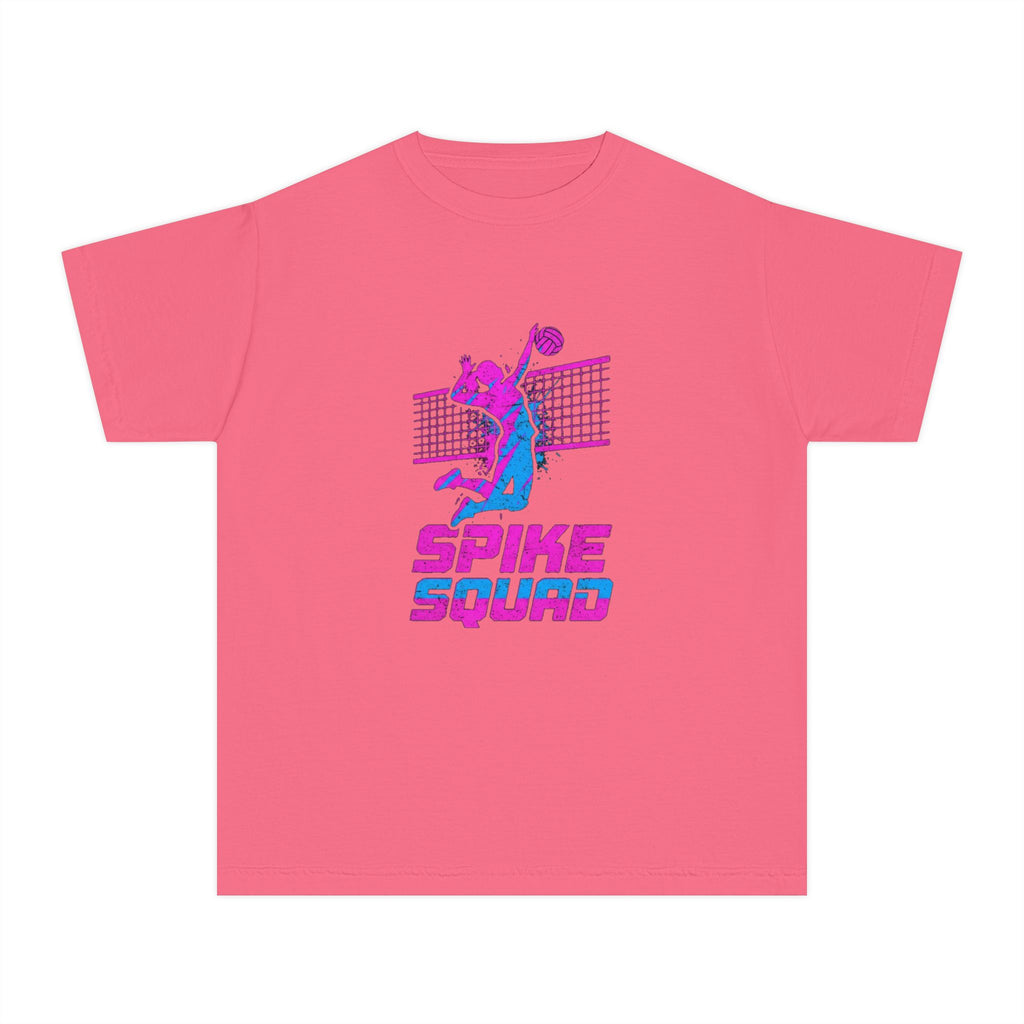 Youth Volleyball Tee — Retro ‘Spike Squad’ Graphic