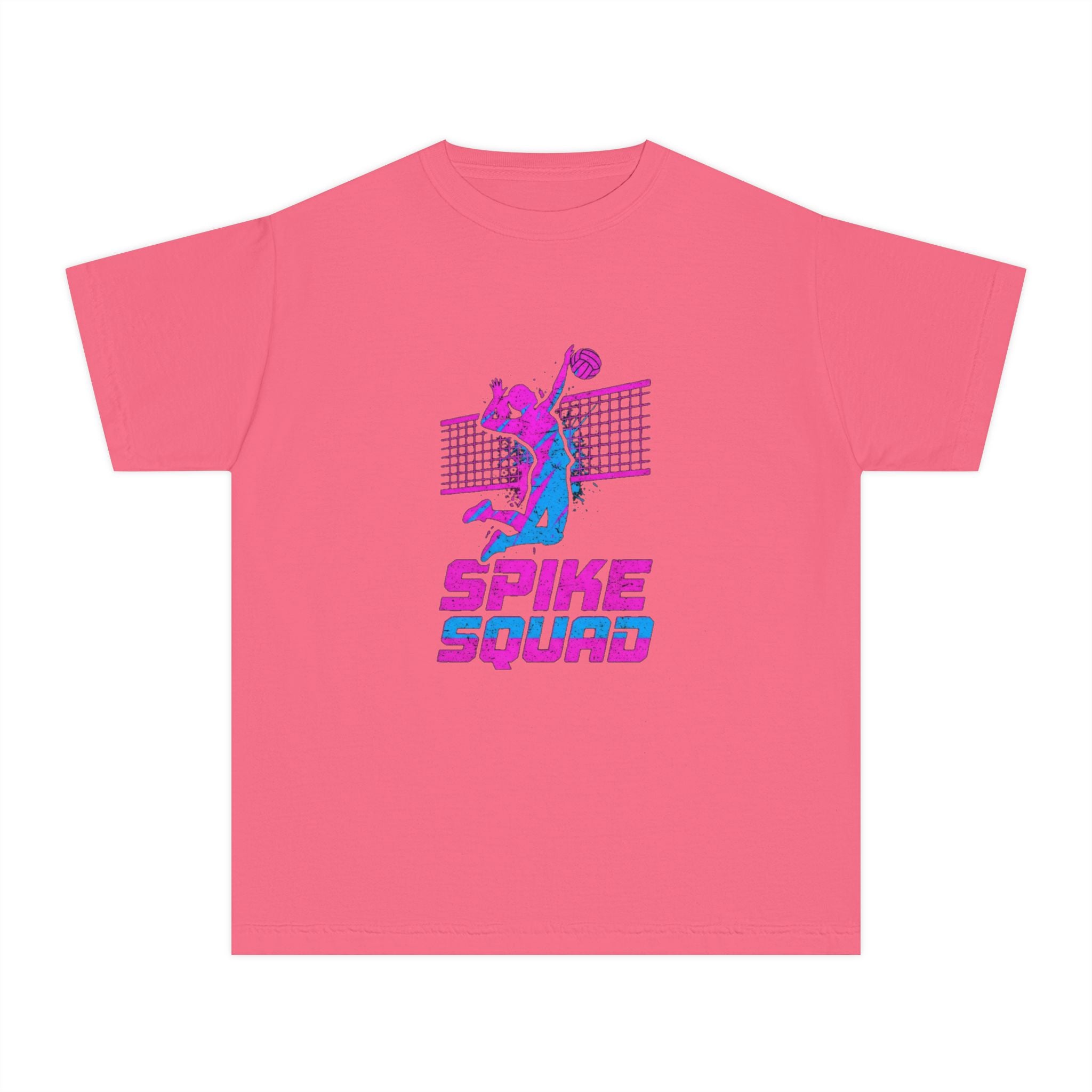 Youth Volleyball Tee — Retro ‘Spike Squad’ Graphic