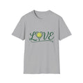 Love Tennis T-Shirt — Heart Tennis Ball Graphic