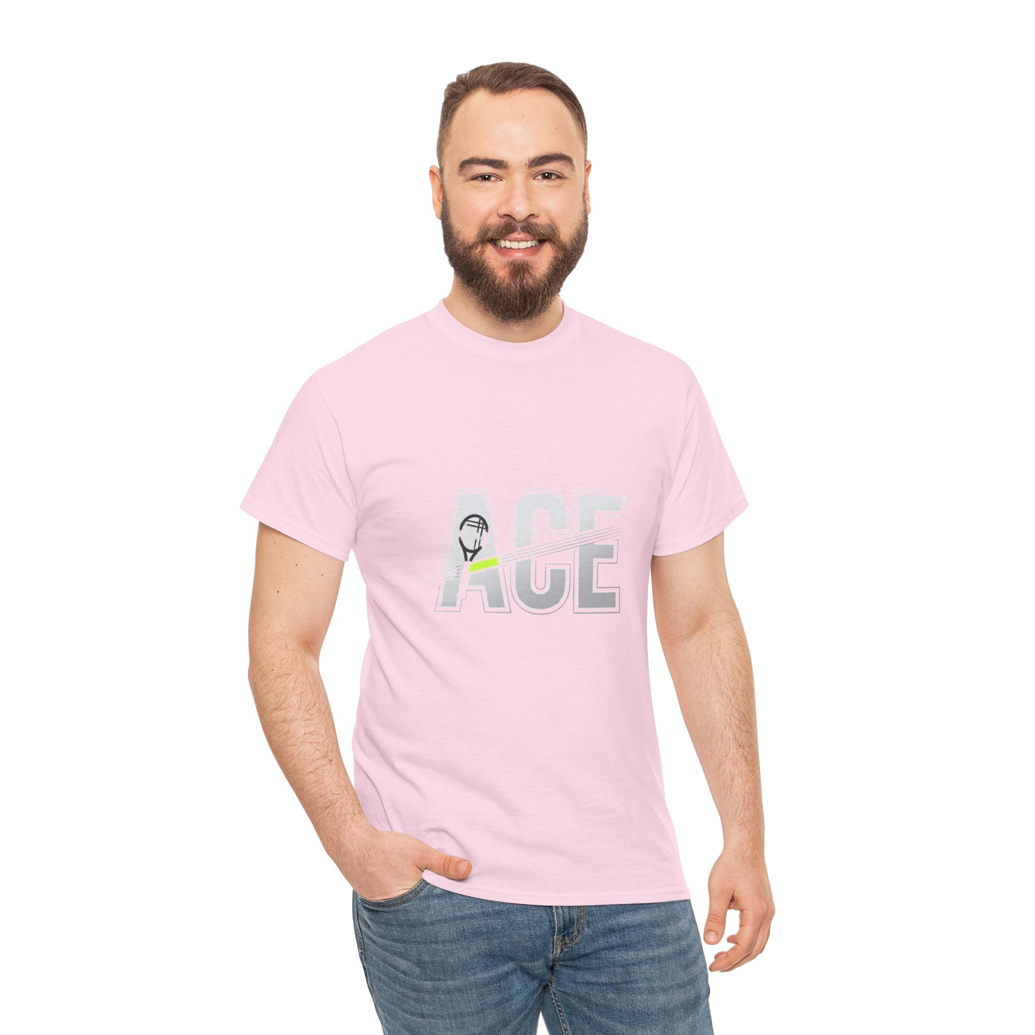 Ace Graphic Tee — Minimal Tennis 'ACE' Design