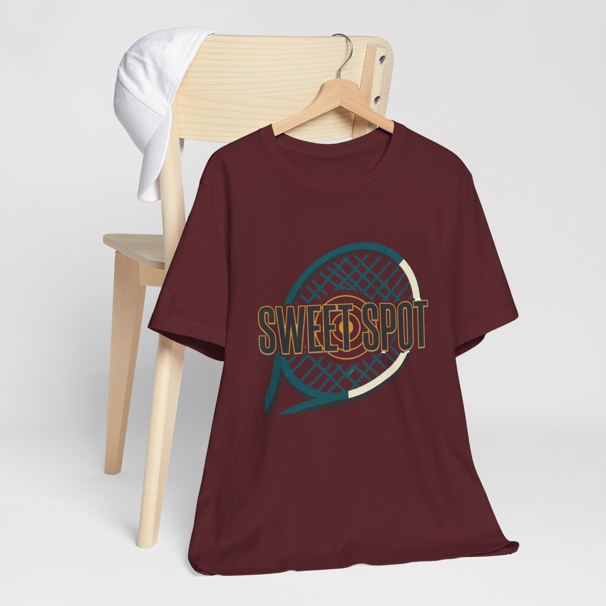 Tennis Tee – “Sweet Spot” Racket Graphic Shirt