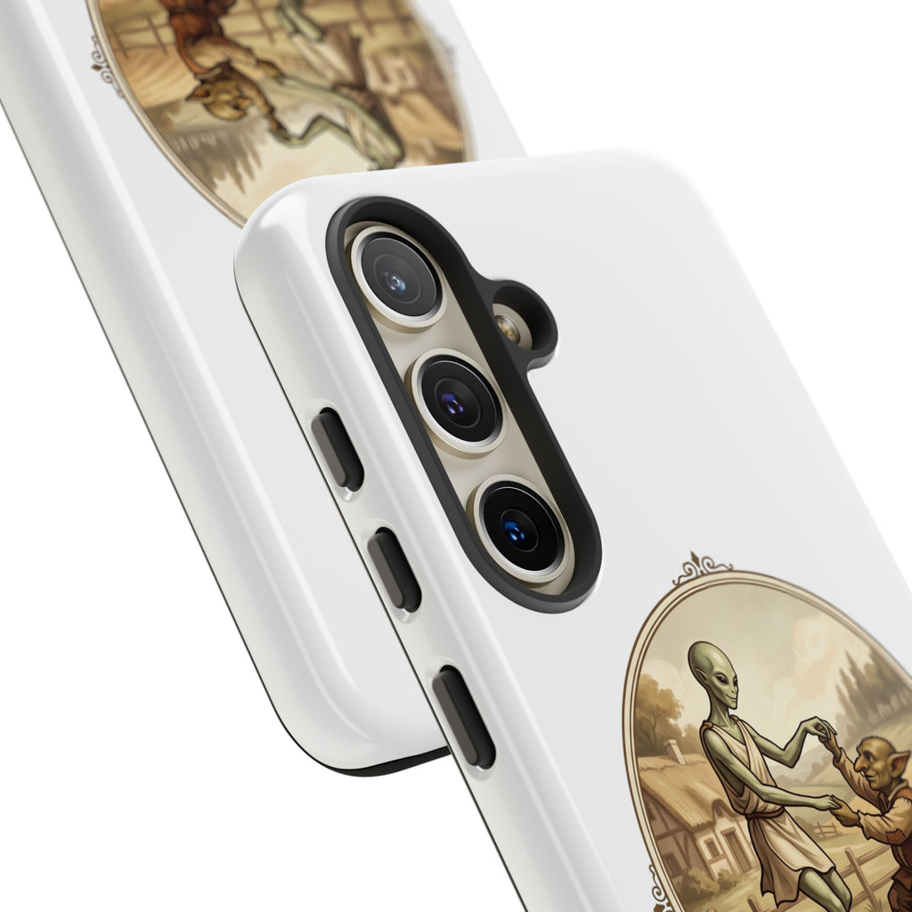 Phone Case — Vintage 'Strange Companions' Alien & Child Illustration