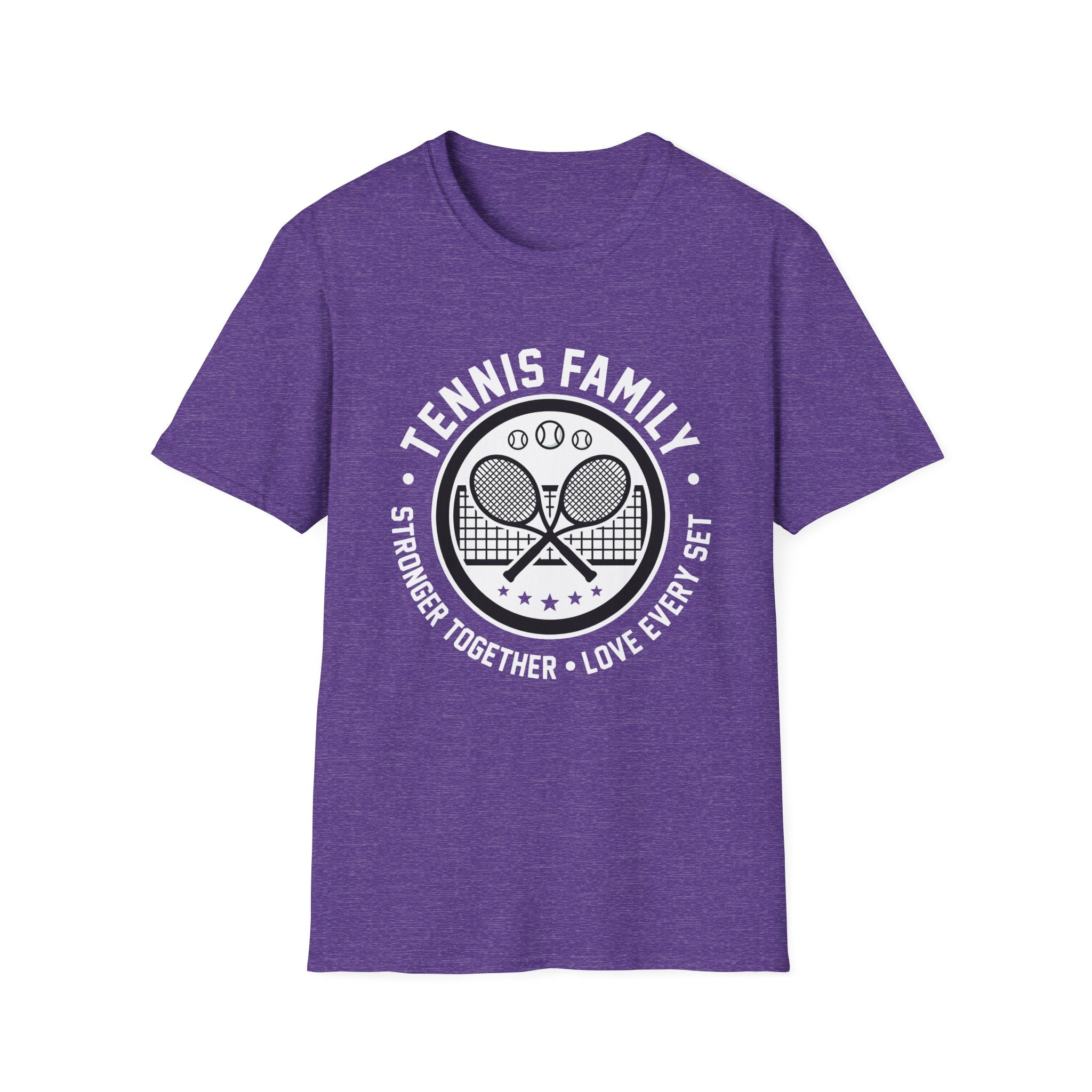 Tennis Family T-Shirt — “Stronger Together • Love Every Set” Sports Tee