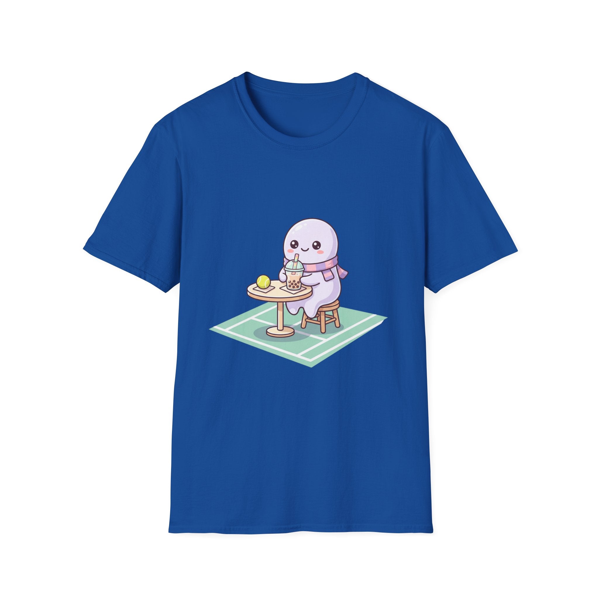 Cute Seal Cafe T-Shirt — Kawaii Sea Otter Drinking Bubble Tea
