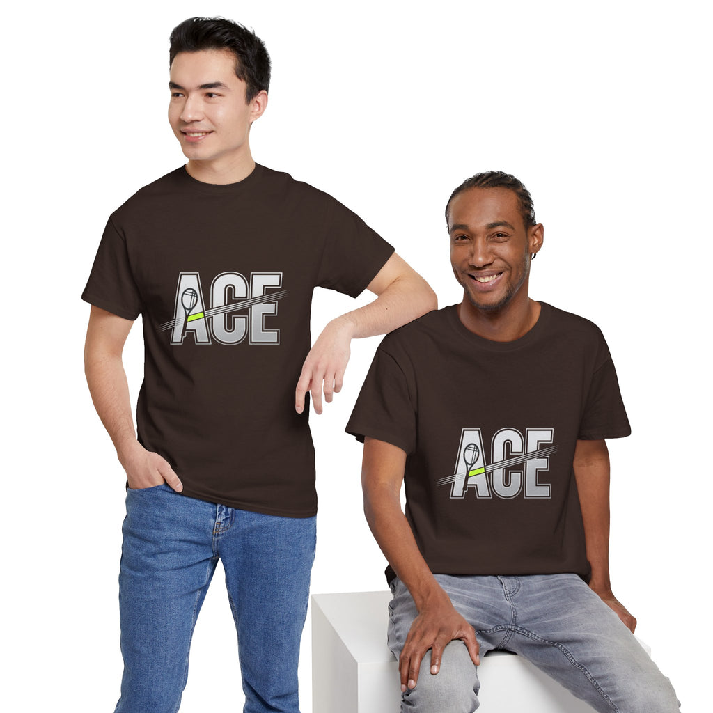 Ace Graphic Tee — Minimal Tennis 'ACE' Design