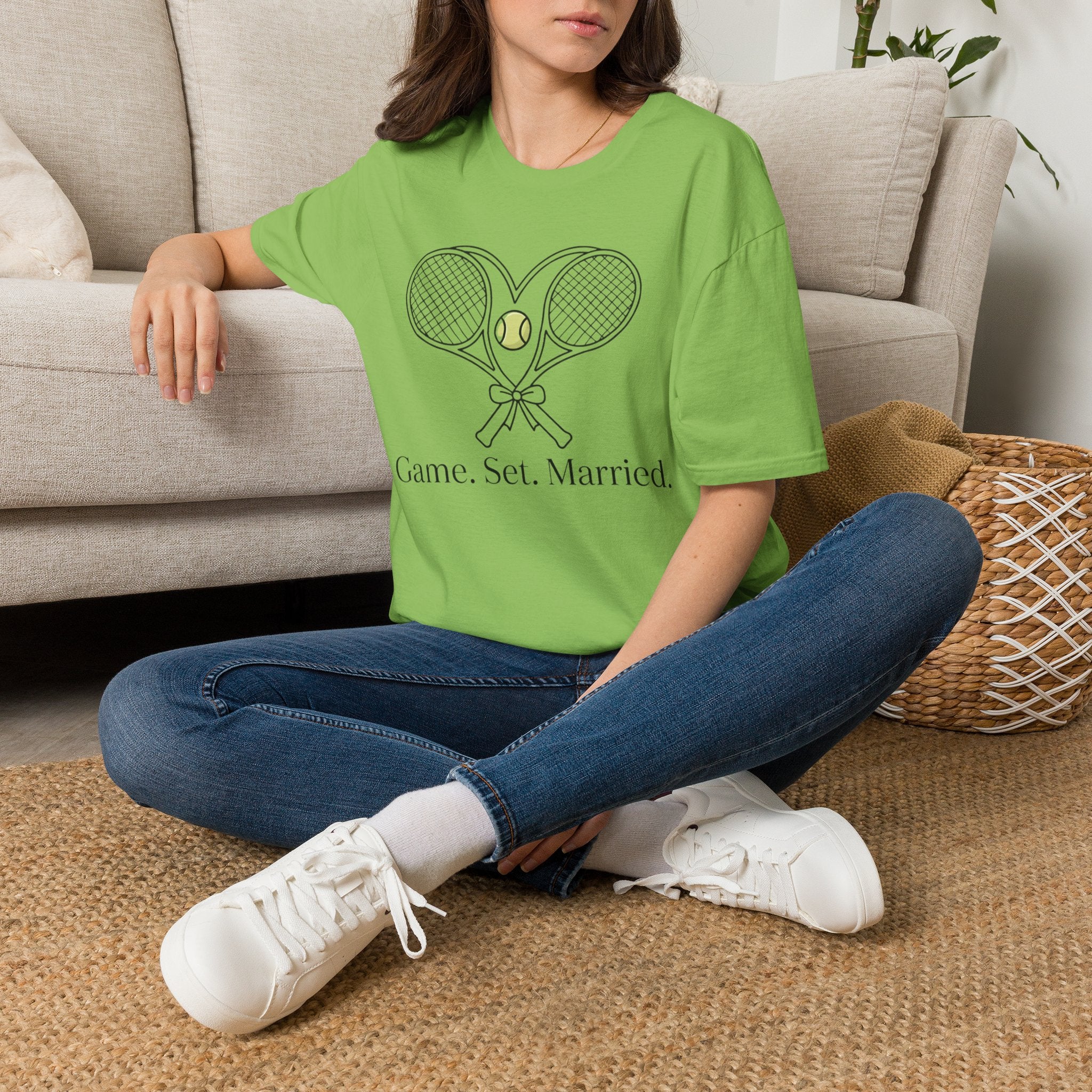 Tennis 'Game. Set. Married.' T-Shirt