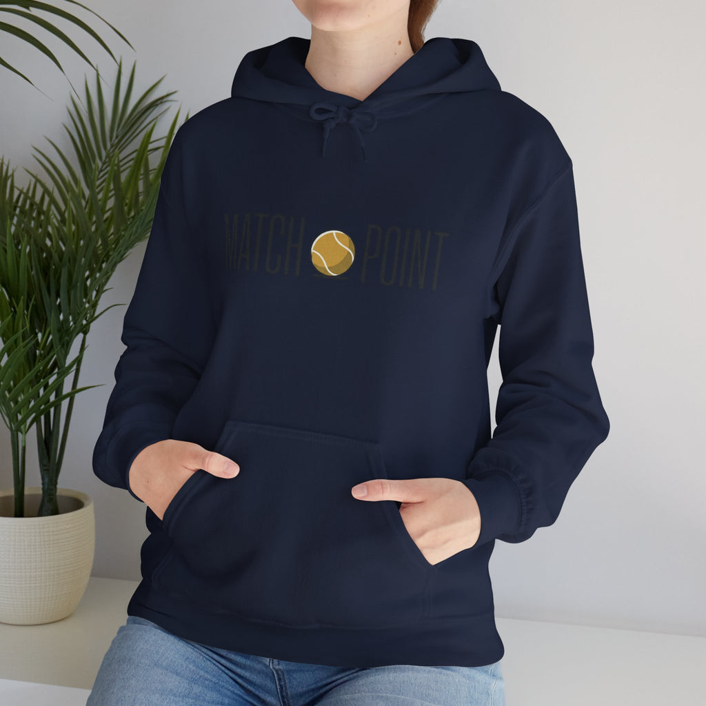 Match Point Tennis Hoodie — 'MATCH POINT' Graphic Pullover